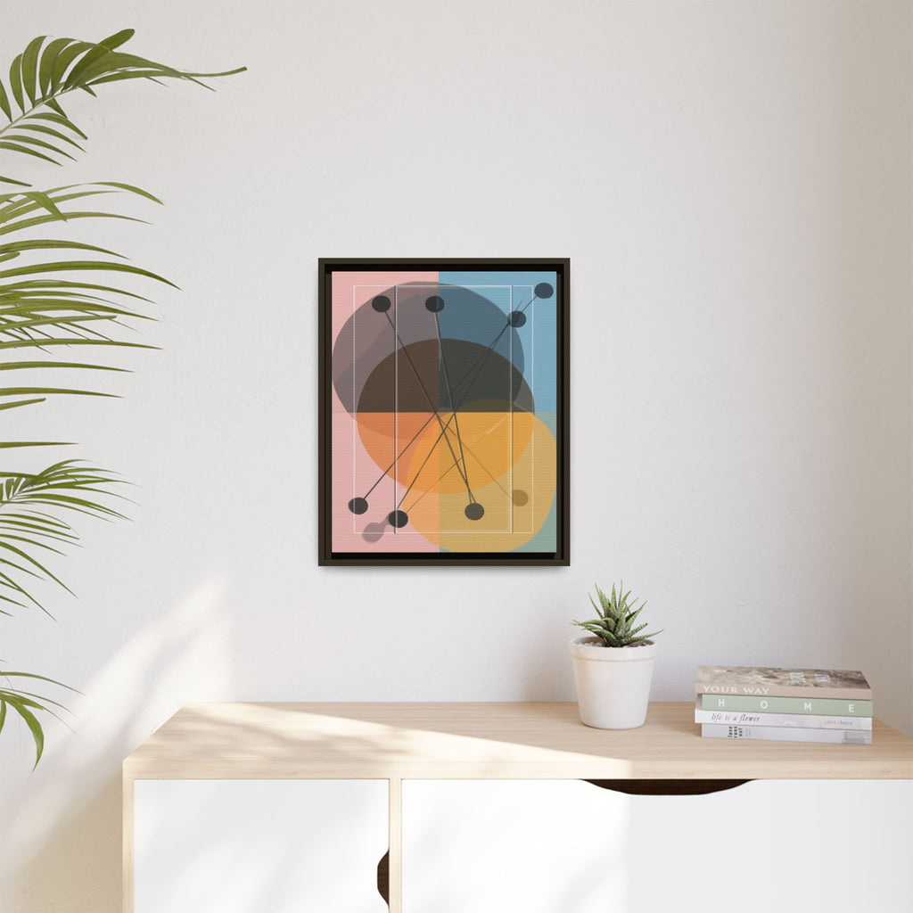 Geometric Intersections: Pastel Quadrants, Mid-Century Minimalism, Network Nodes   |   Custom Orders Accepted