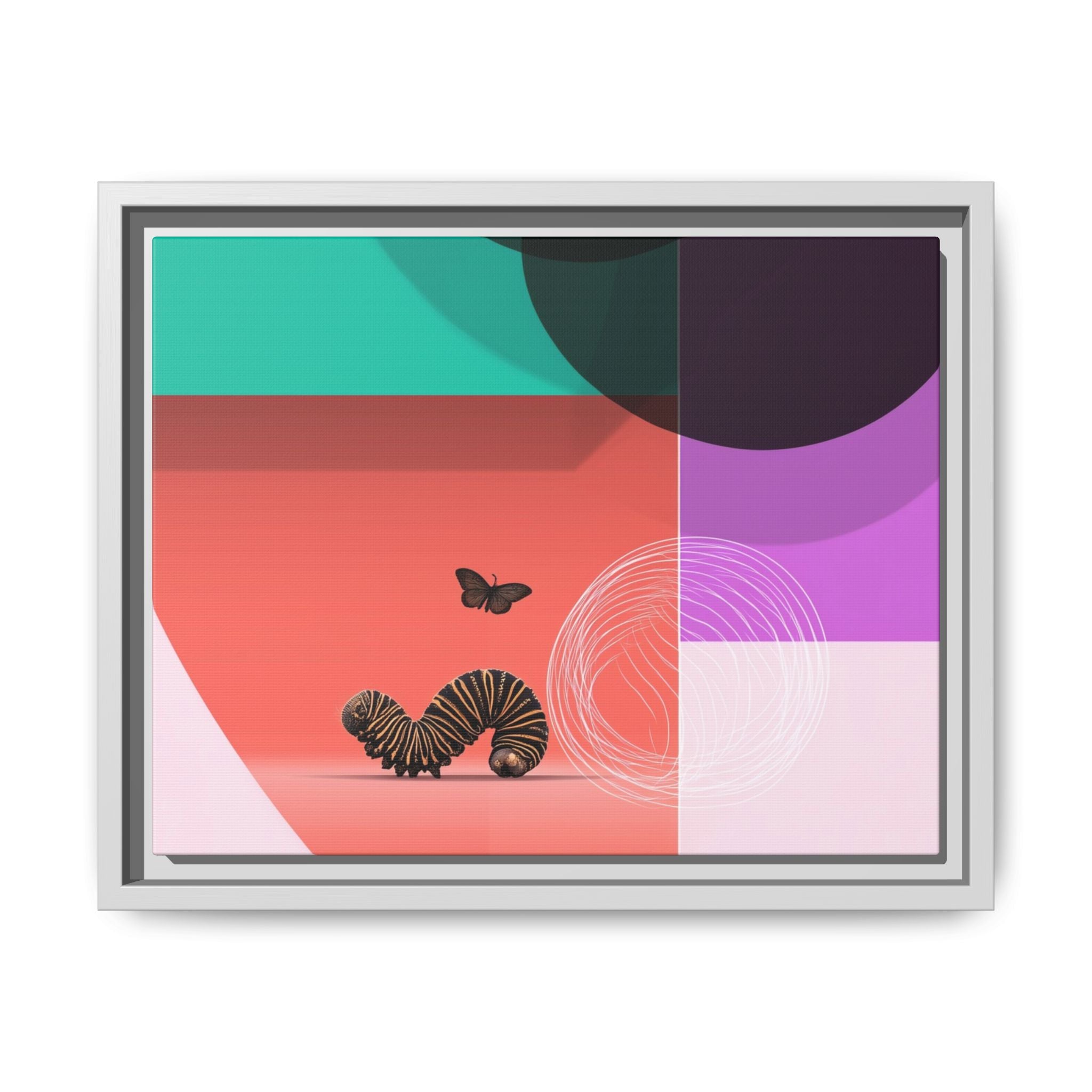 Metamorphosis in Color: Geometric Butterfly Transformation, Abstract Graphic Design   |    Custom Orders Available