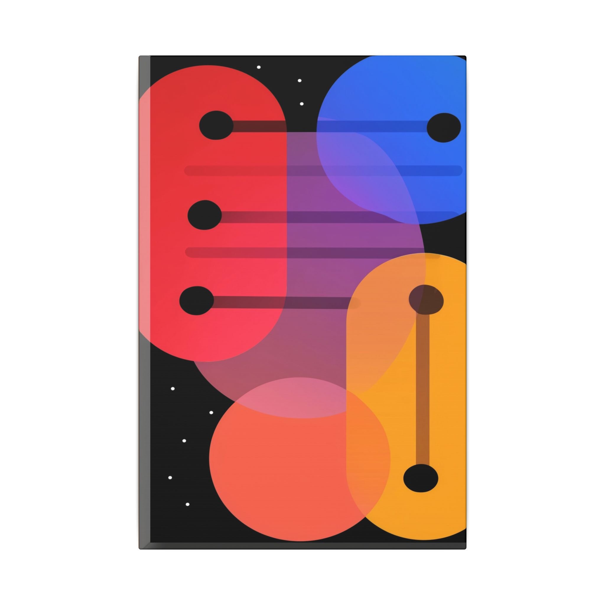 Cosmic Geometry: Abstract Shapes in Vibrant Colors, Digital Minimalist Design, Constructivist Inspiration   |   Custom Orders Accepted