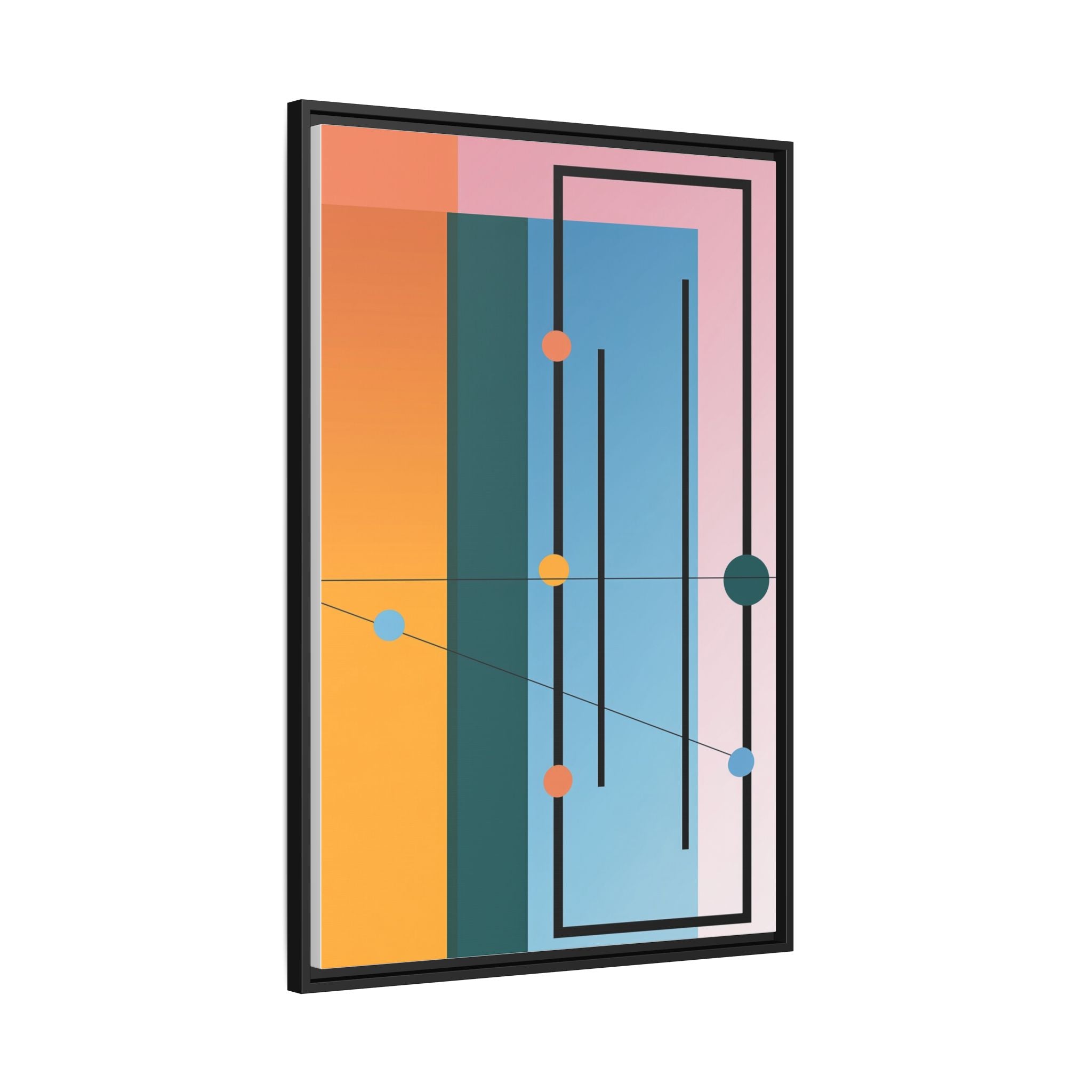 Geometric Harmony: Constructivist Color Planes, Modernist Composition, Abstract Spatial Rhythm   |   Custom Orders Accepted