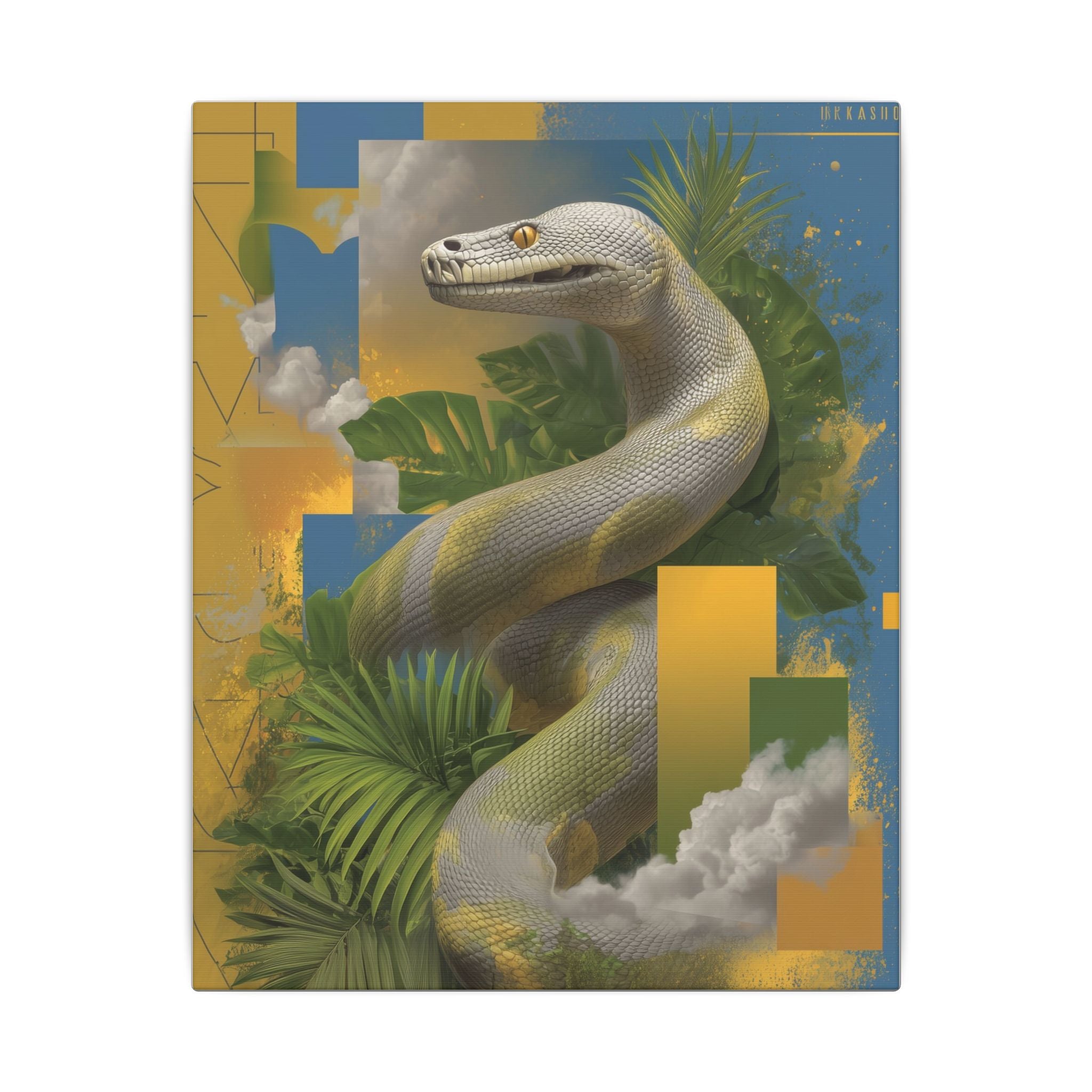 Serpent Geometry: Tropical Scales in Digital Art, Surreal Nature Composition   |    Custom Orders Available