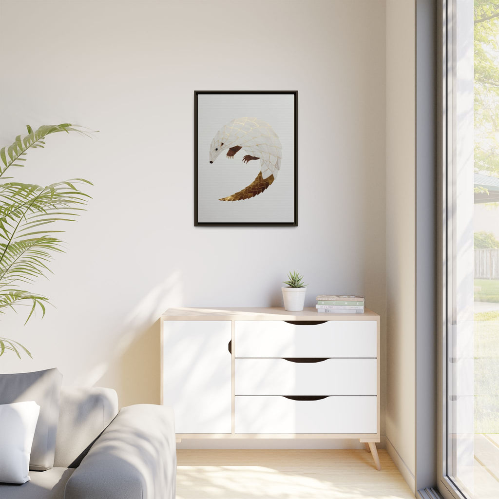 Geometric Hedgehog: Minimalist Wildlife Illustration, Layered Metallic Geometric Art   |    Custom Orders Available