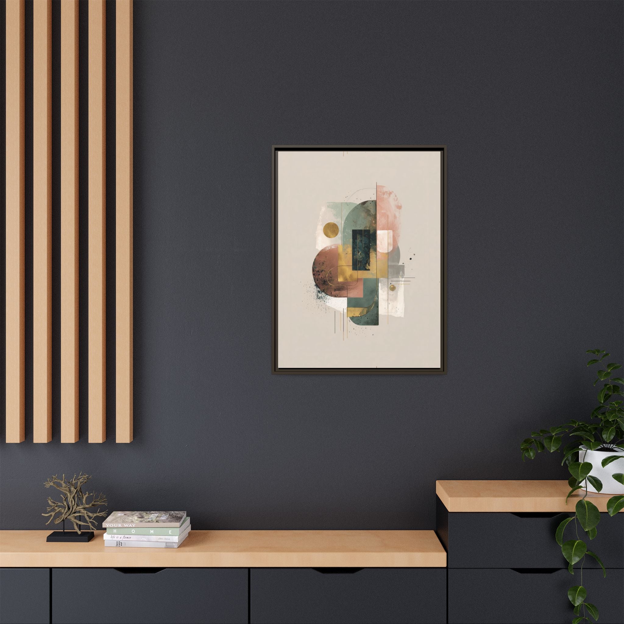 Organic Geometries: Fragmented Forms, Digital Abstract Composition, Layered Minimalist Art   |   Custom Orders Accepted