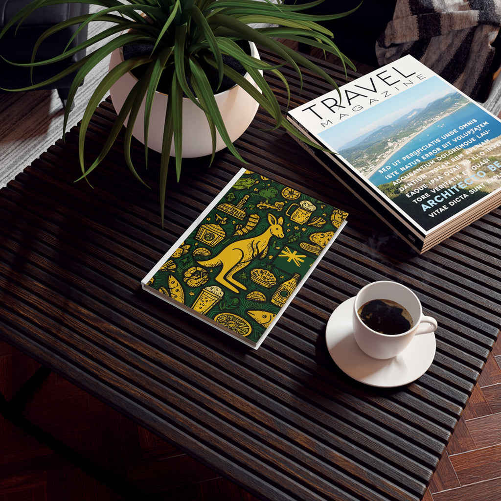 Aussie Spirit: Cultural Icons of Down Under, Graphic Design Celebration, Vibrant National Symbolism | Custom Orders Accepted