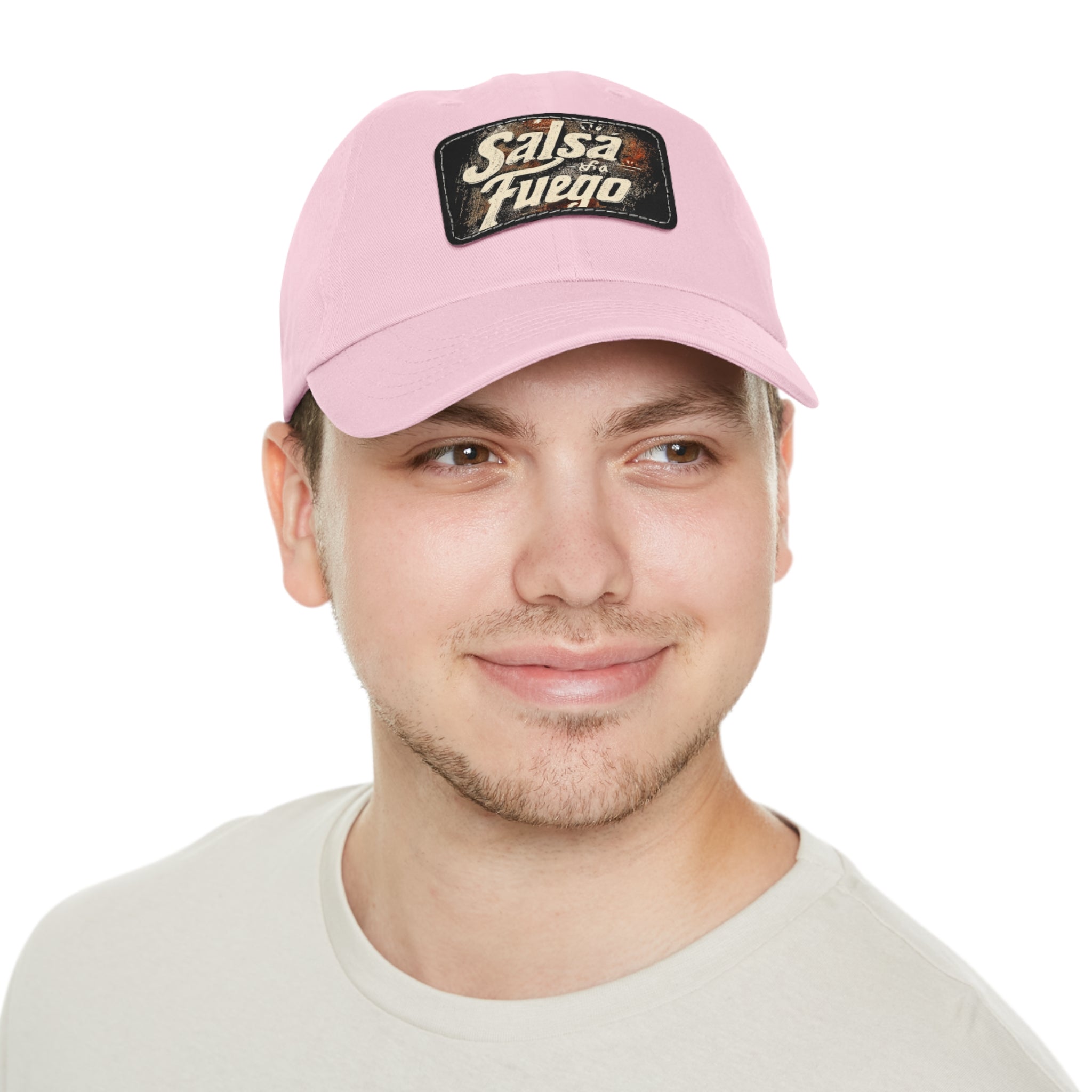 Salsa Fuego Dad Hat with Leather Patch (Rectangle)