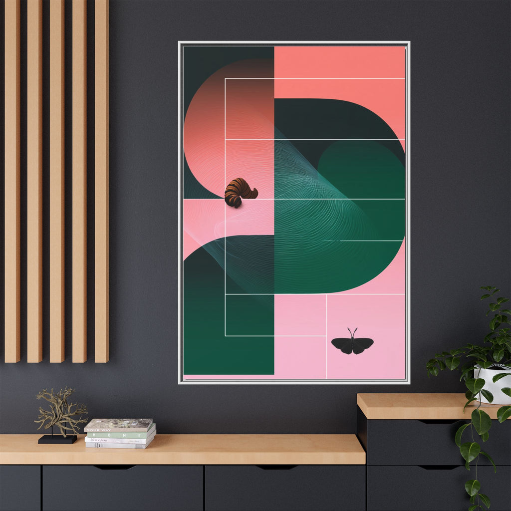 Metamorphosis in Geometric Harmony: Nature's Transformation, Abstract Design Exploration   |    Custom Orders Available