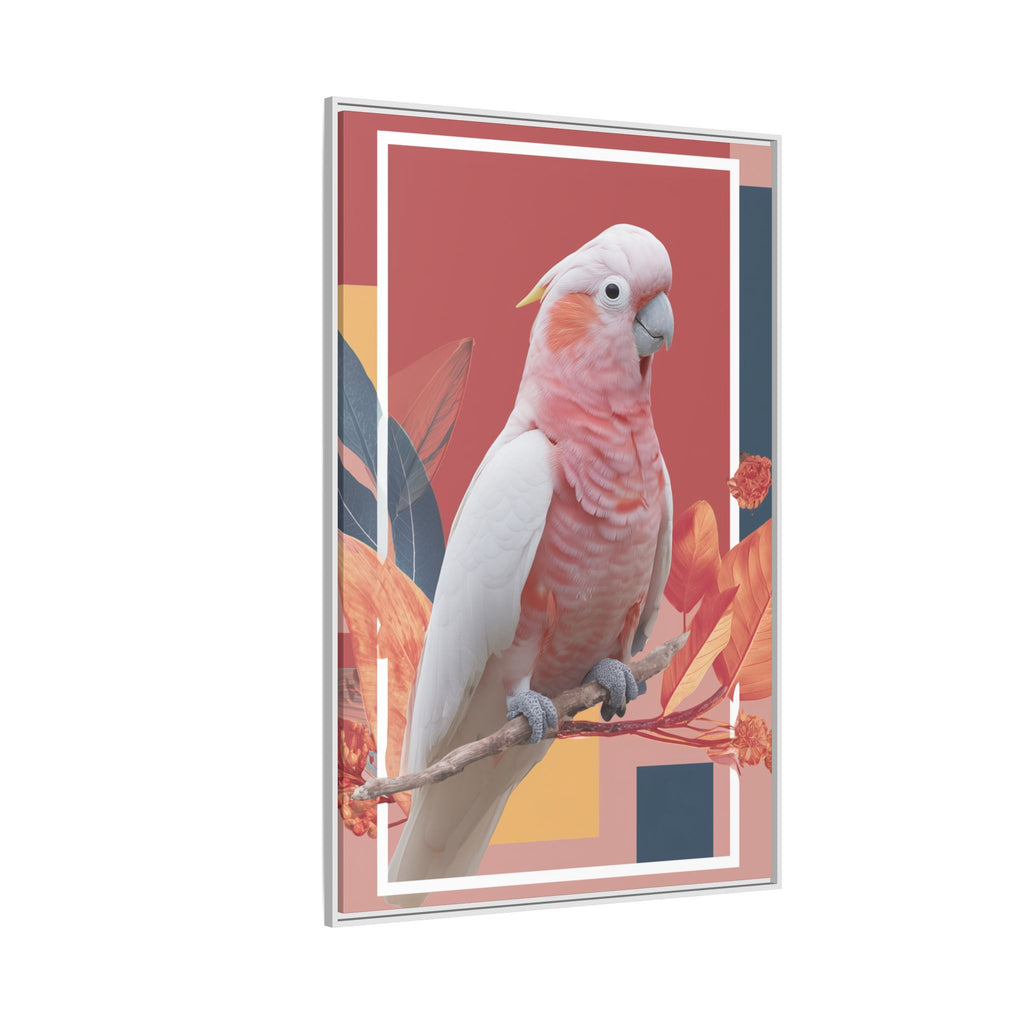 Geometric Cockatoo: Prismatic Wildlife Portrait, Modern Avian Art Series   |    Custom Orders Available
