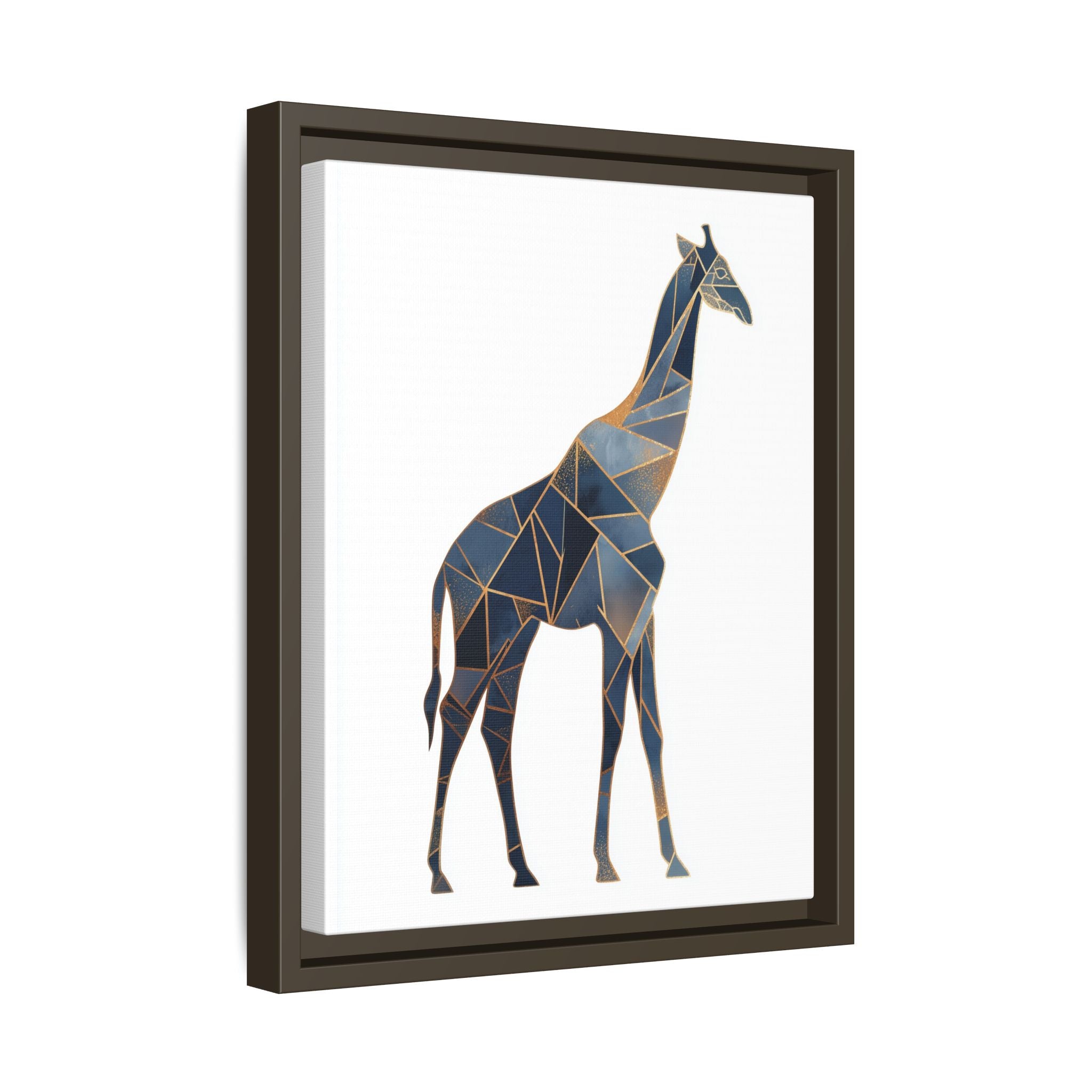 Geometric Giraffe Framed Print : Polygonal Wildlife Art, Modern Mosaic Design   |  Personalized & Custom Orders Available
