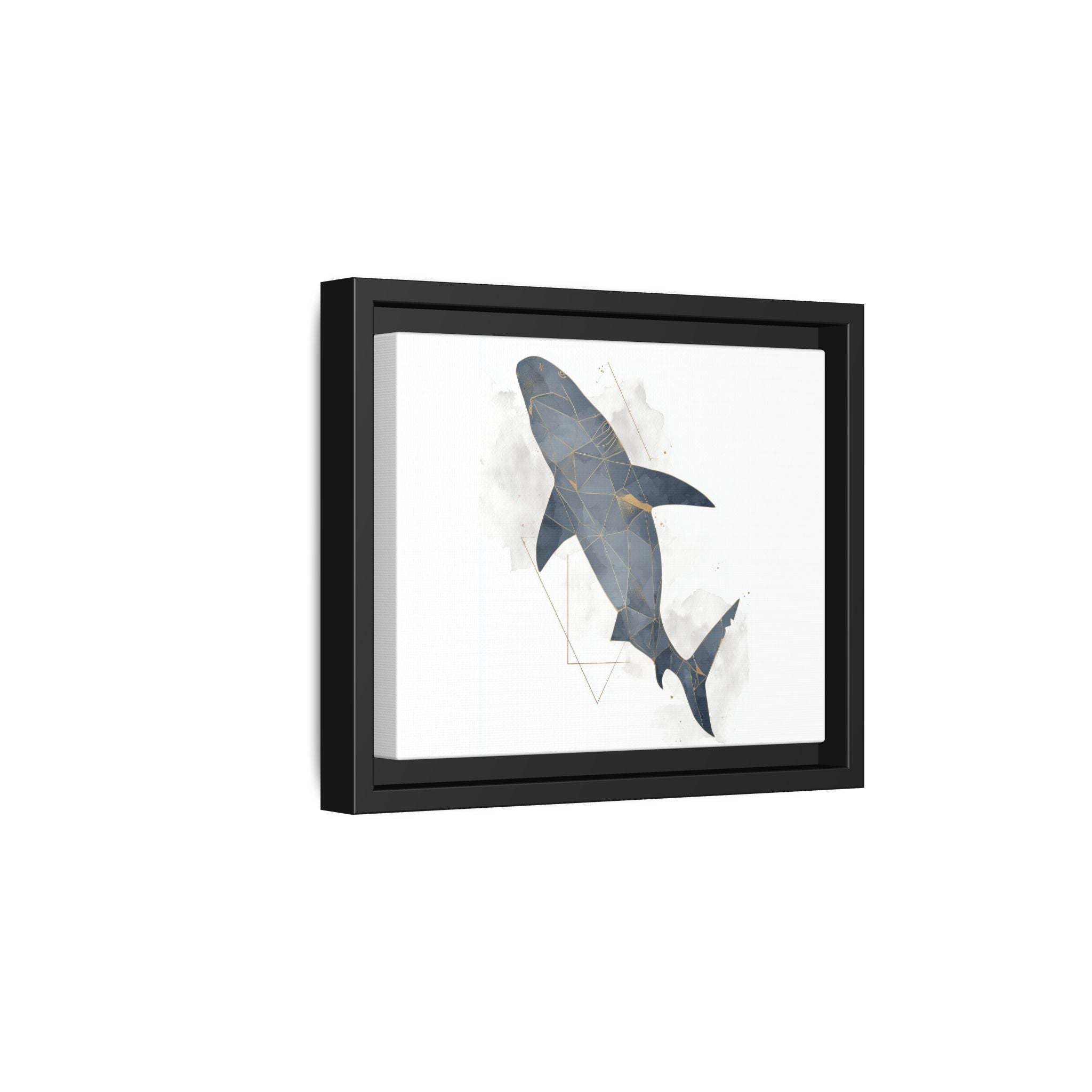 Aquatic Geometry: Shark Polygon Abstraction, Oceanic Digital Art   |  Personalized & Custom Orders Available