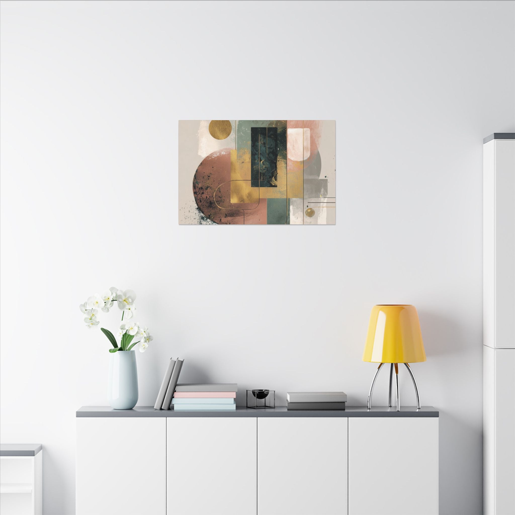 Geometric Harmony: Abstract Composition, Modernist Minimalism, Ethereal Design Layers   |   Custom Orders Accepted