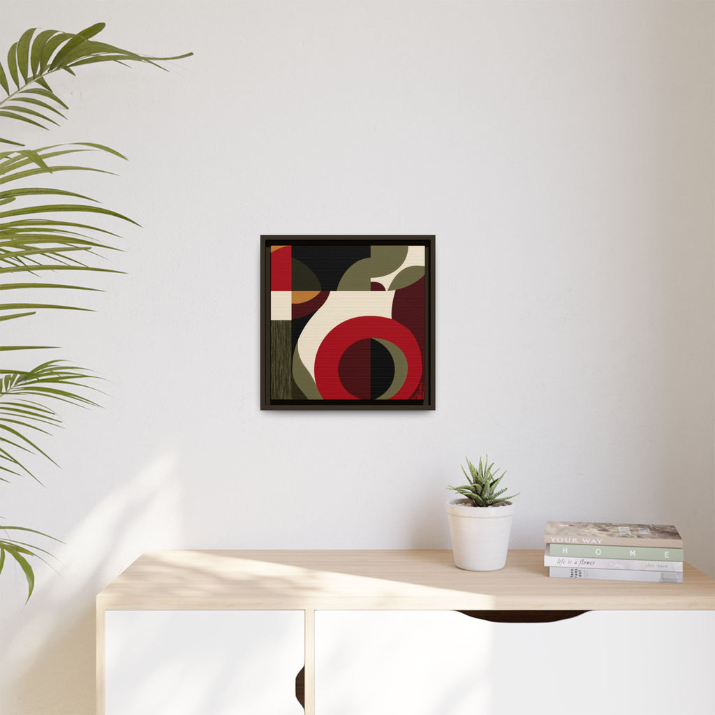 Geometric Intersections: Mid-Century Modern Design, Abstract Architectural Composition, Rhythmic Curved Forms   |   Custom Orders Accepted