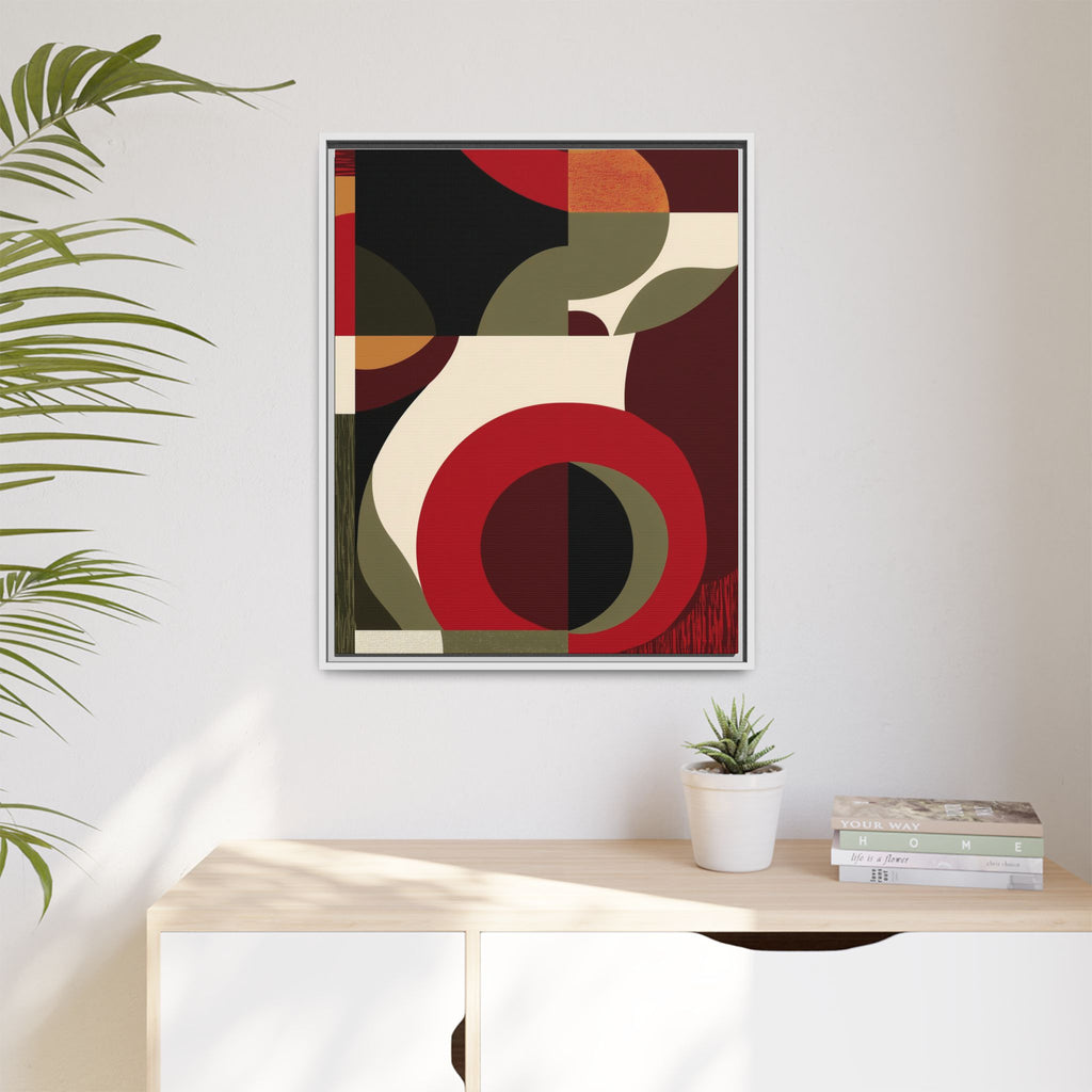 Geometric Intersections: Mid-Century Modern Design, Abstract Architectural Composition, Rhythmic Curved Forms   |   Custom Orders Accepted