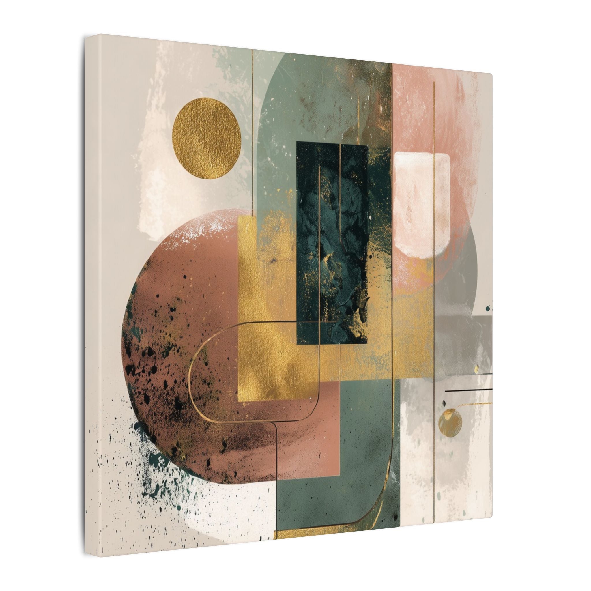 Geometric Harmony: Abstract Composition, Modernist Minimalism, Ethereal Design Layers   |   Custom Orders Accepted