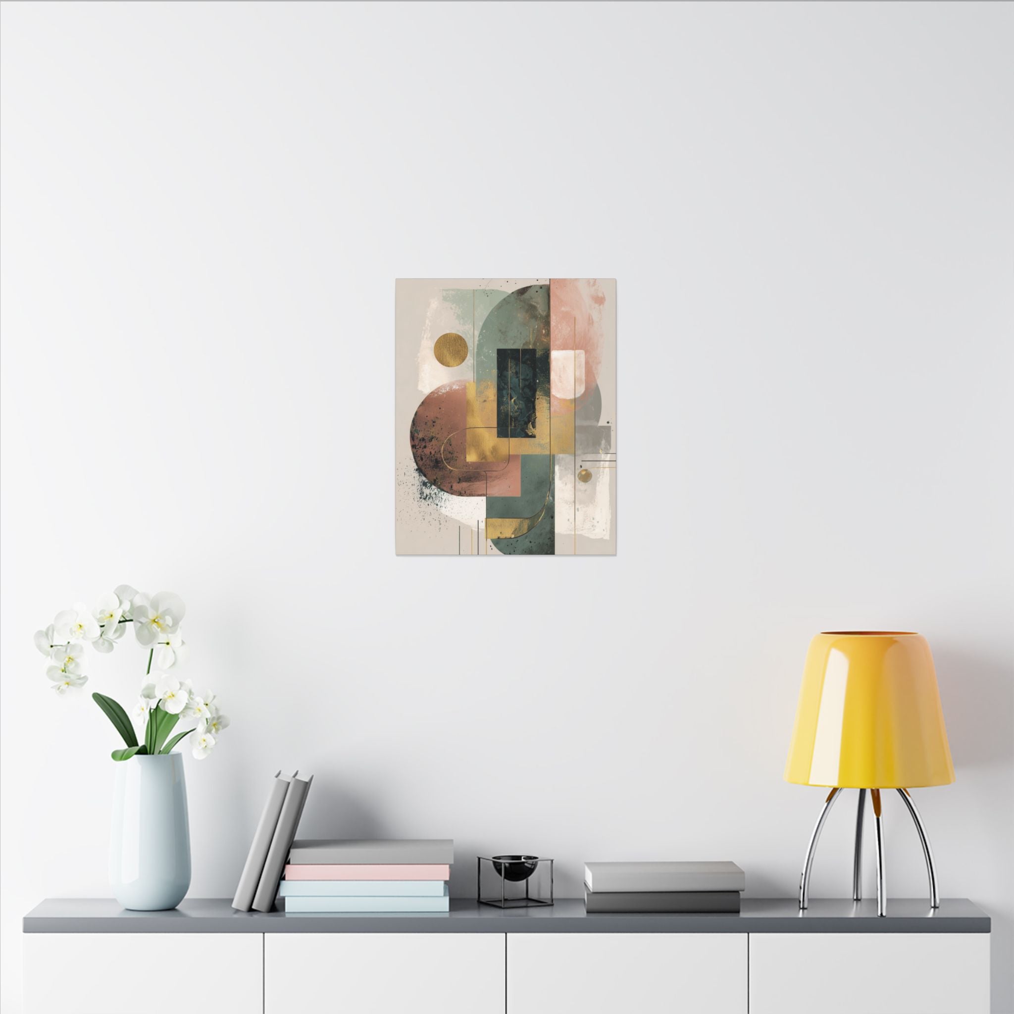 Geometric Harmony: Abstract Composition, Modernist Minimalism, Ethereal Design Layers   |   Custom Orders Accepted