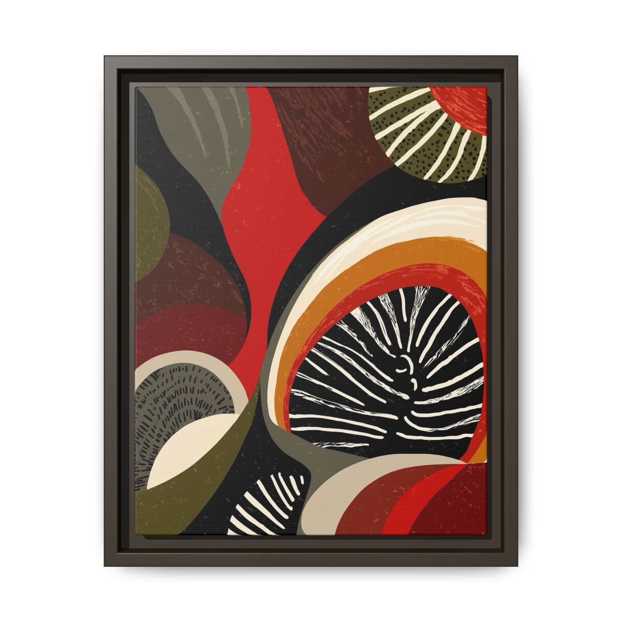 Geometric Rhythm: Abstract Composition, Mid-Century Modern Art, Radial Design Inspiration   |   Custom Orders Accepted