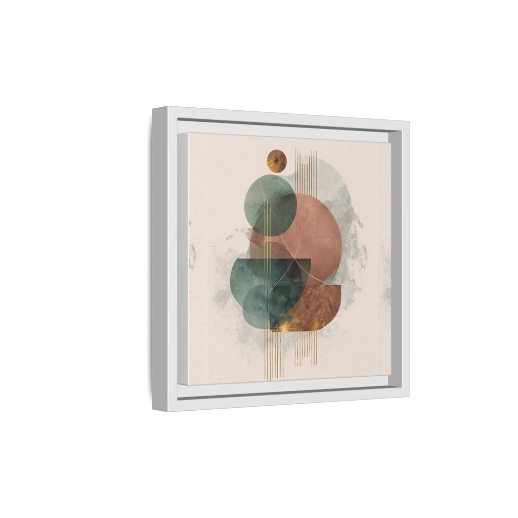 Translucent Geometries: Abstract Circles, Mid-Century Minimalism, Watercolor Layers   |   Custom Orders Accepted