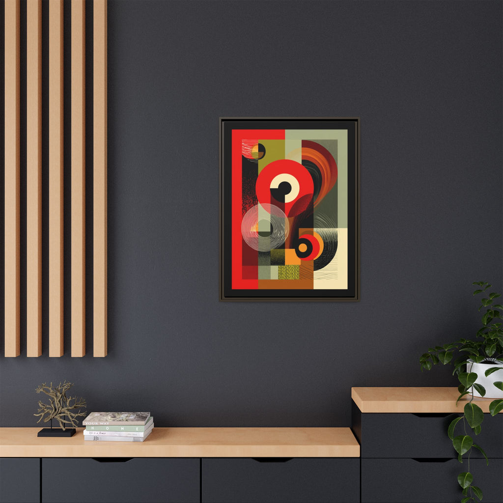 Chromatic Geometrics: Abstract Constructivist Composition, Modernist Color Blocking, Layered Circular Forms   |   Custom Orders Accepted