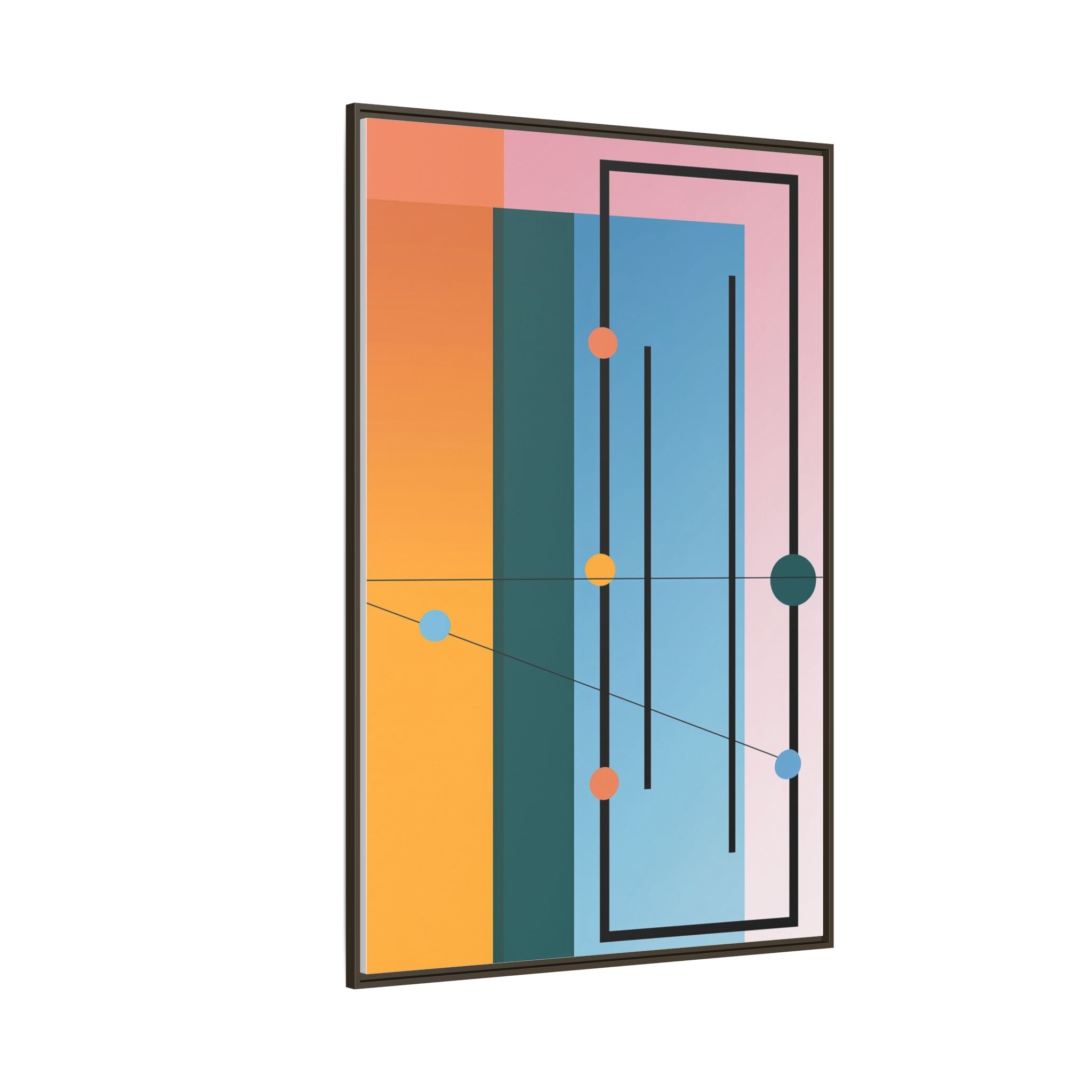 Geometric Harmony: Constructivist Color Planes, Modernist Composition, Abstract Spatial Rhythm   |   Custom Orders Accepted