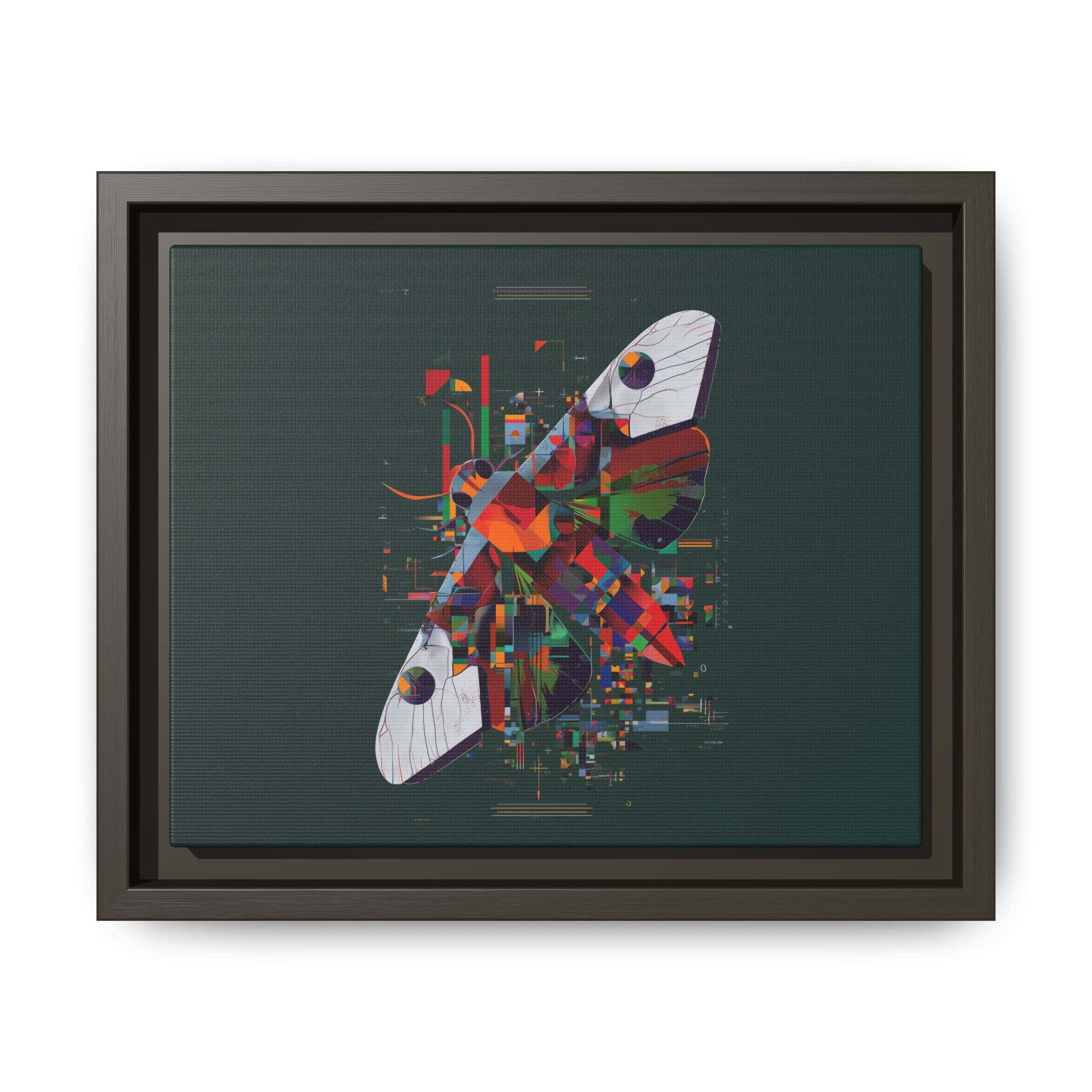 Butterfly Deconstruction: Geometric Digital Art, Pixelated Abstract Butterfly Wings   |    Custom Orders Available