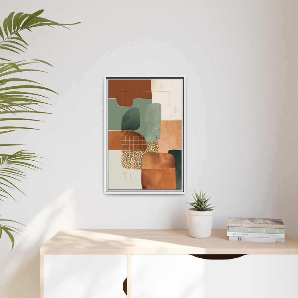 Geometric Harmony: Abstract Minimalist Art, Mid-Century Modern Design, Organic Shapes Composition   |   Custom Orders Accepted