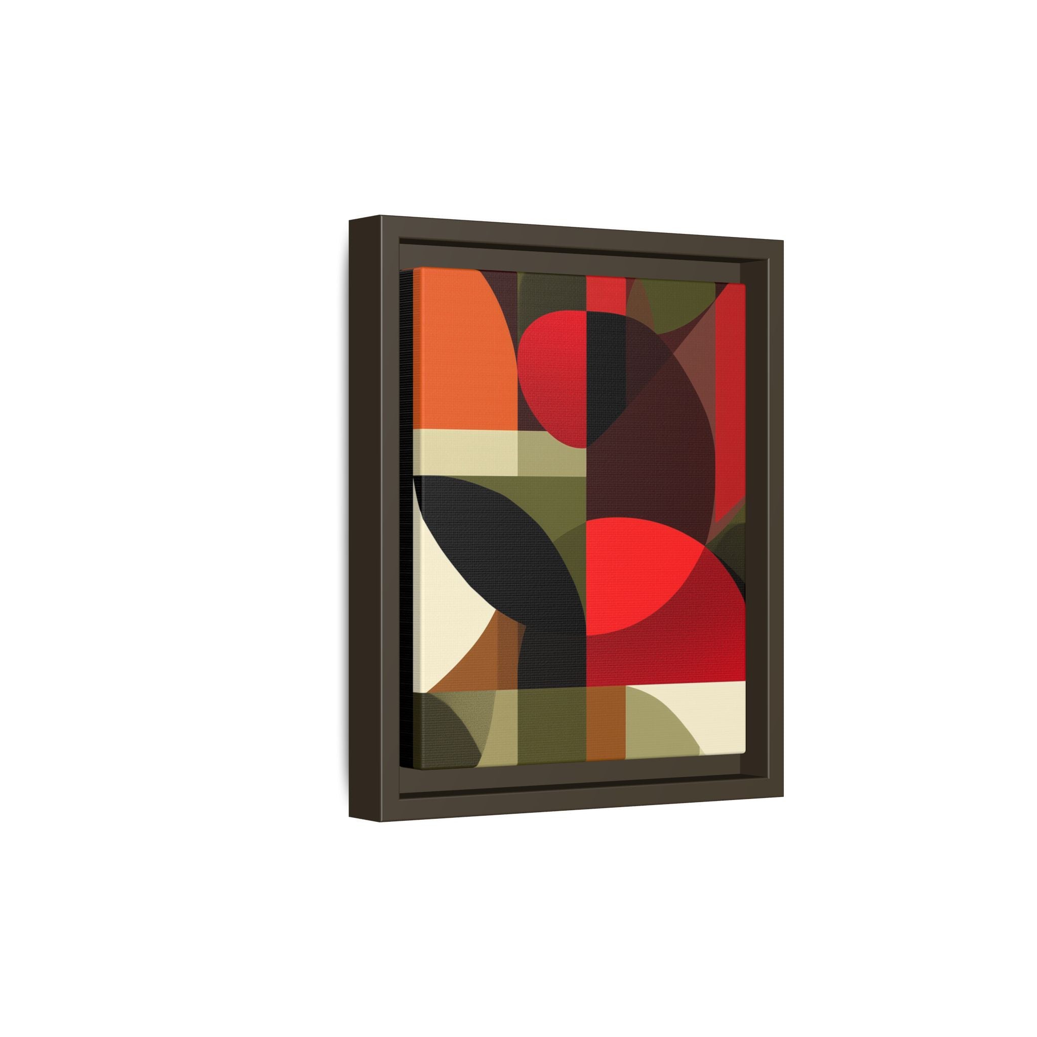 Geometric Fusion: Modern Abstract Composition, Cubist Color Blocks, Architectural Form Harmony   |   Custom Orders Accepted