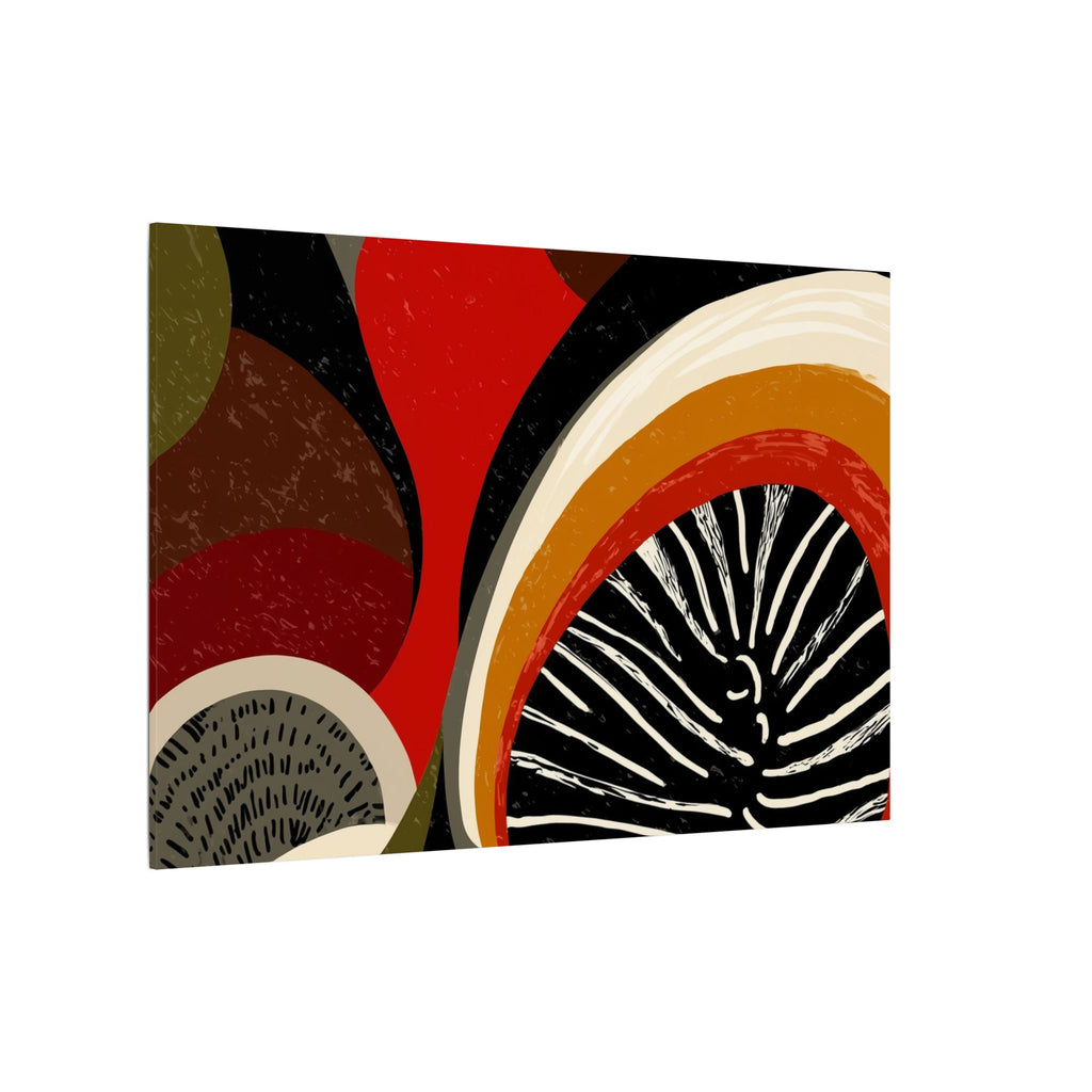 Harmonic Convergence: Organic Geometry, Mid-Century Modern Abstract, Earthy Palette Composition   |   Custom Orders Accepted