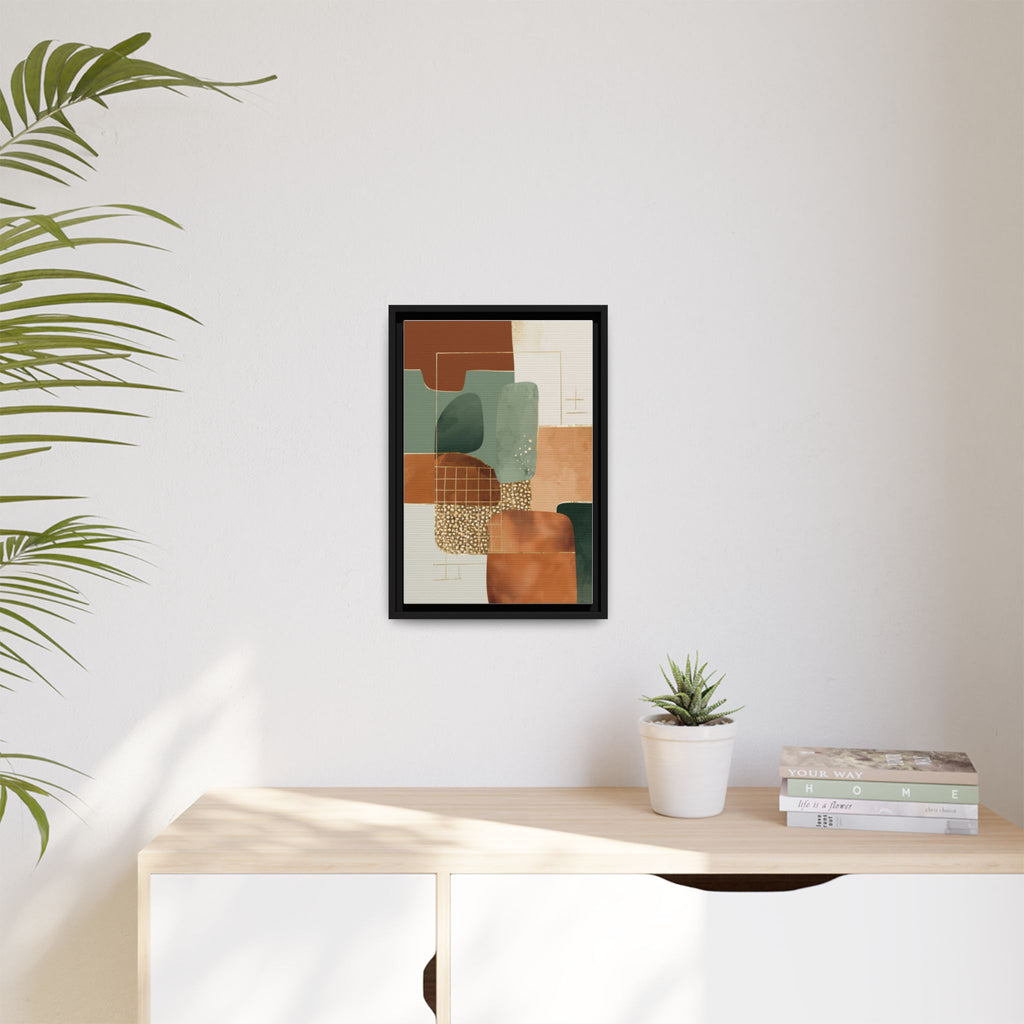 Geometric Harmony: Abstract Minimalist Art, Mid-Century Modern Design, Organic Shapes Composition   |   Custom Orders Accepted