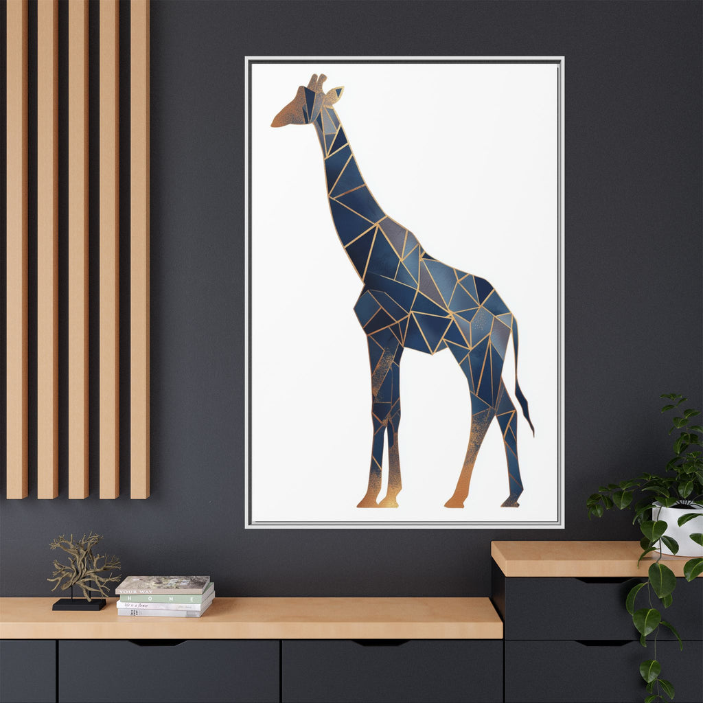 Geometric Giraffe: Modern Wildlife Art, Angular Minimalist Design   |  Personalized & Custom Orders Available