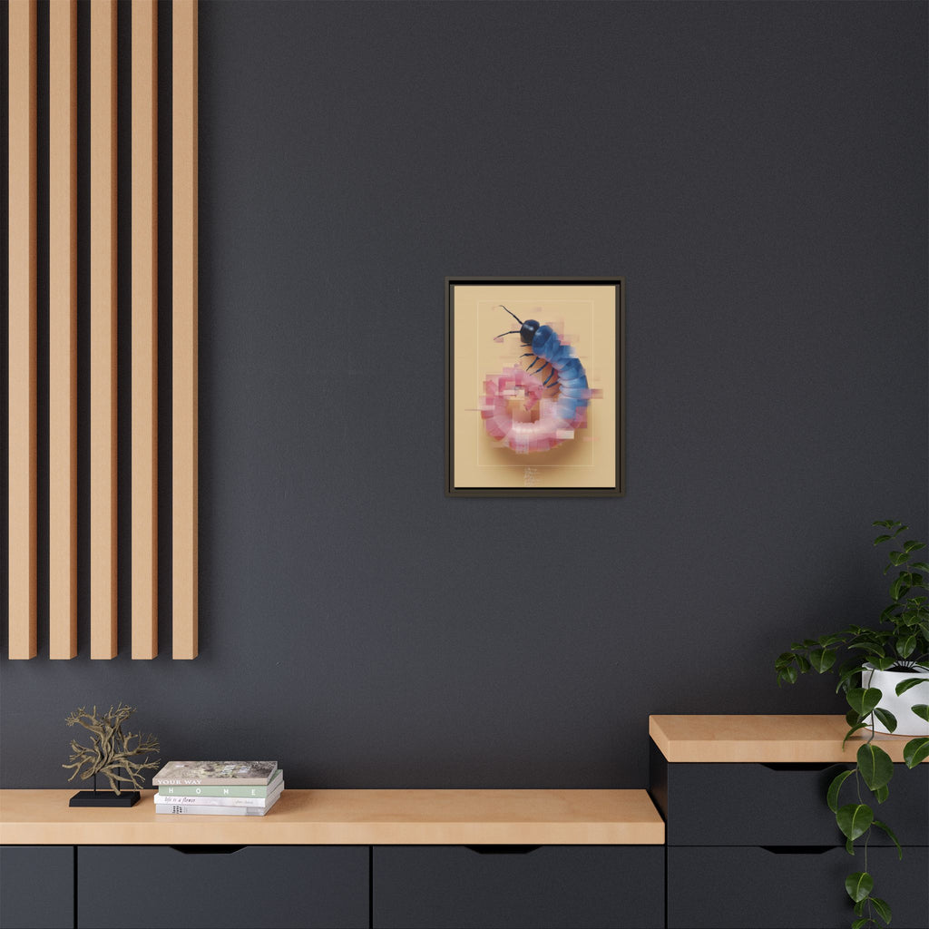 Glitched Symmetry: Digital Insect Mosaic, Pixelated Fragmentation   |    Custom Orders Available