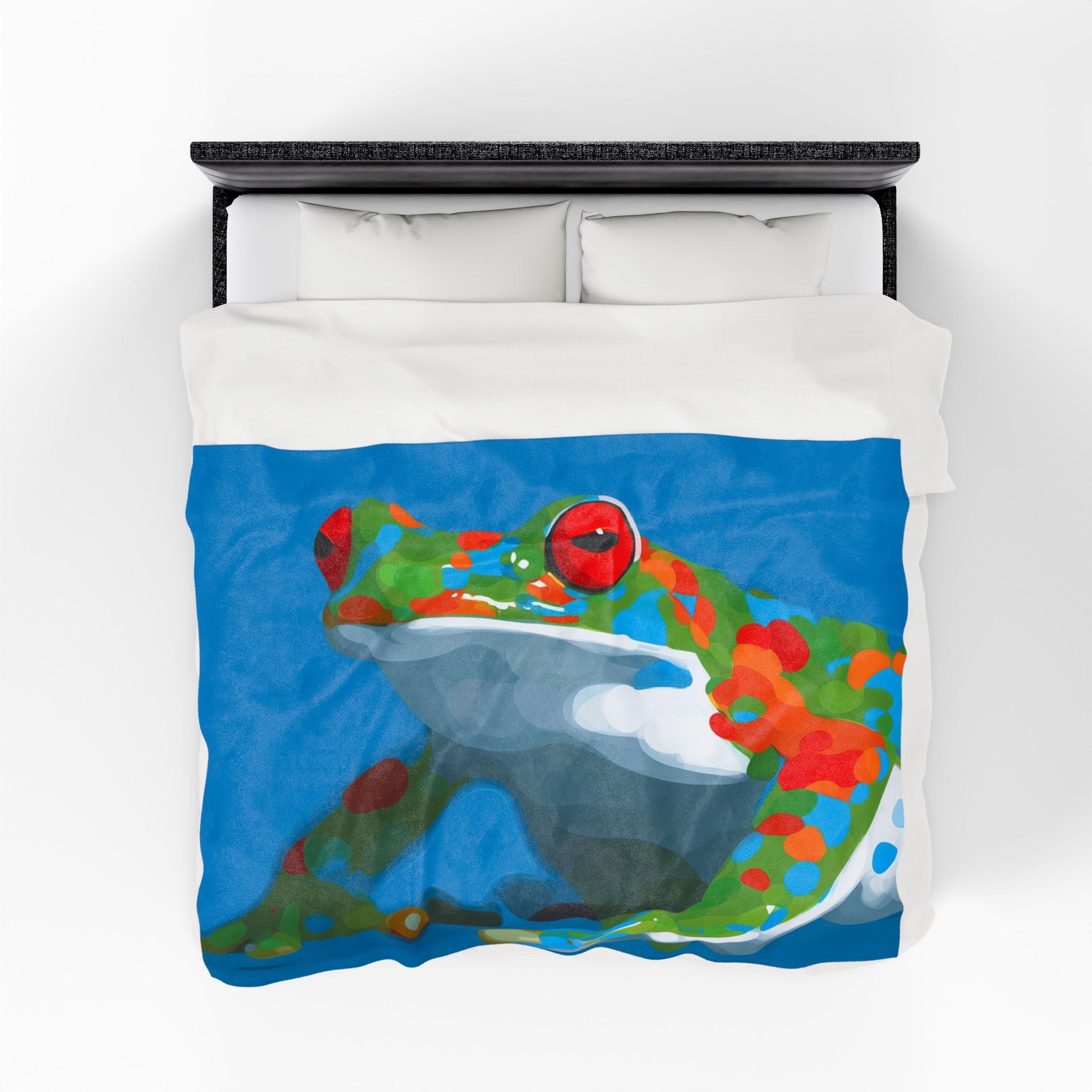 Chromatic Amphibian: Geometric Frog Design, Vibrant Mosaic Art Print   |    Custom Orders Available