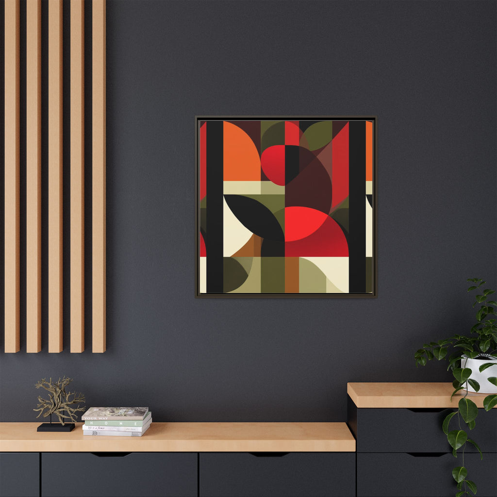 Geometric Fusion: Modern Abstract Composition, Cubist Color Blocks, Architectural Form Harmony   |   Custom Orders Accepted