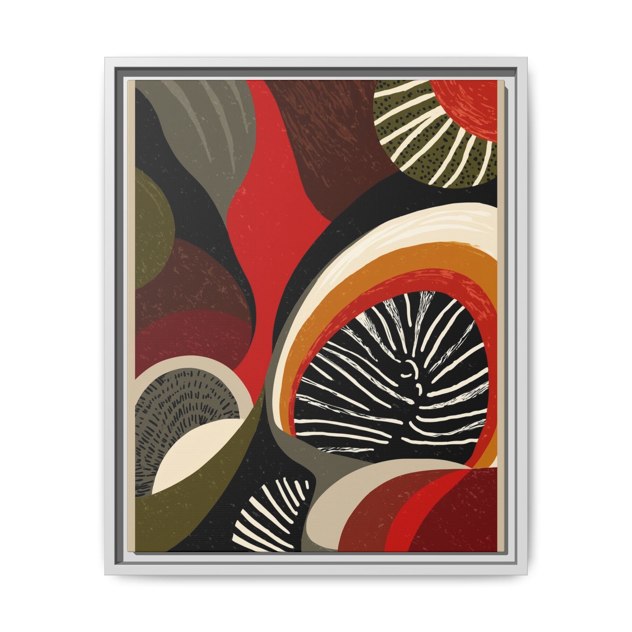 Geometric Rhythm: Abstract Composition, Mid-Century Modern Art, Radial Design Inspiration   |   Custom Orders Accepted