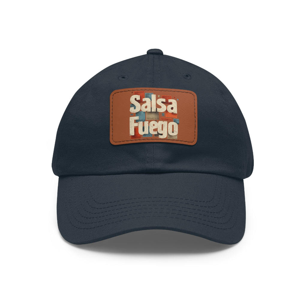 Salsa Fuego Geometric Dad Hat with Leather Patch (Rectangle)