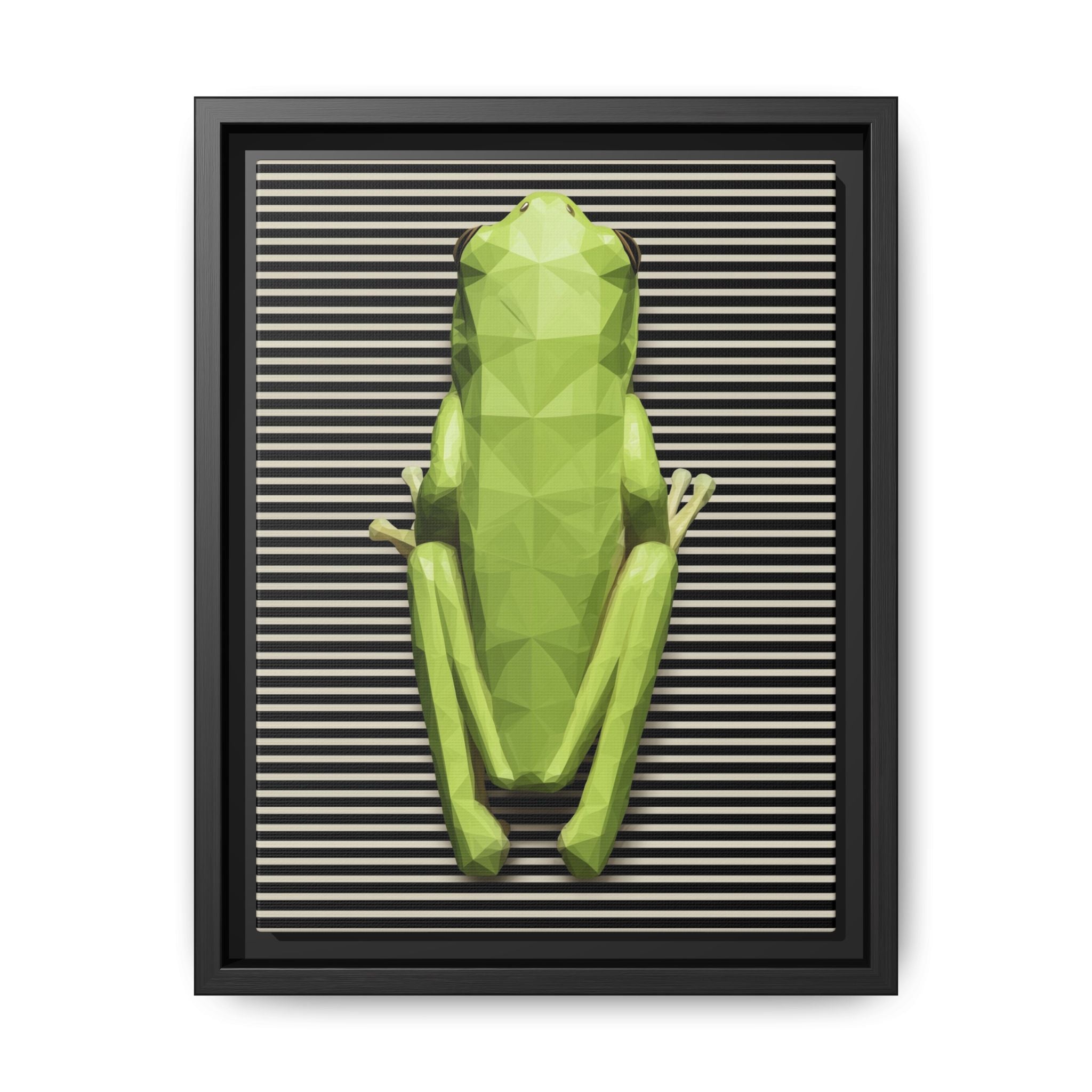 Geometric Amphibian: Low-Poly Frog Design, Digital Art Minimalism   |  Personalized & Custom Orders Available