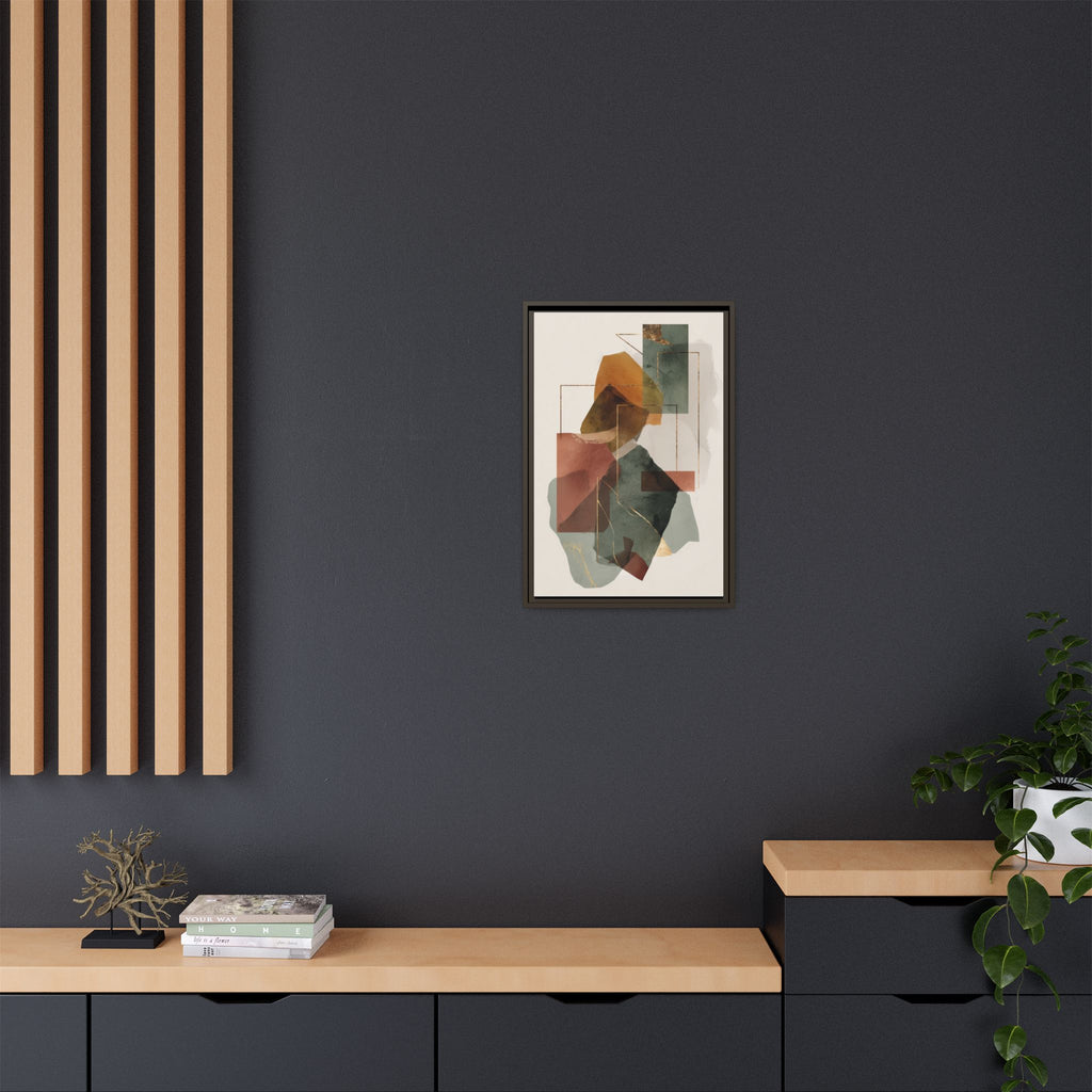 Harmonic Geometries: Architectural Abstraction, Earthy Palette, Minimalist Composition   |   Custom Orders Accepted