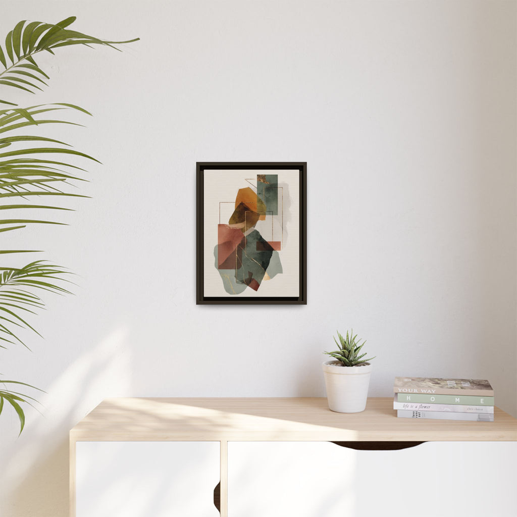 Harmonic Geometries: Architectural Abstraction, Earthy Palette, Minimalist Composition   |   Custom Orders Accepted