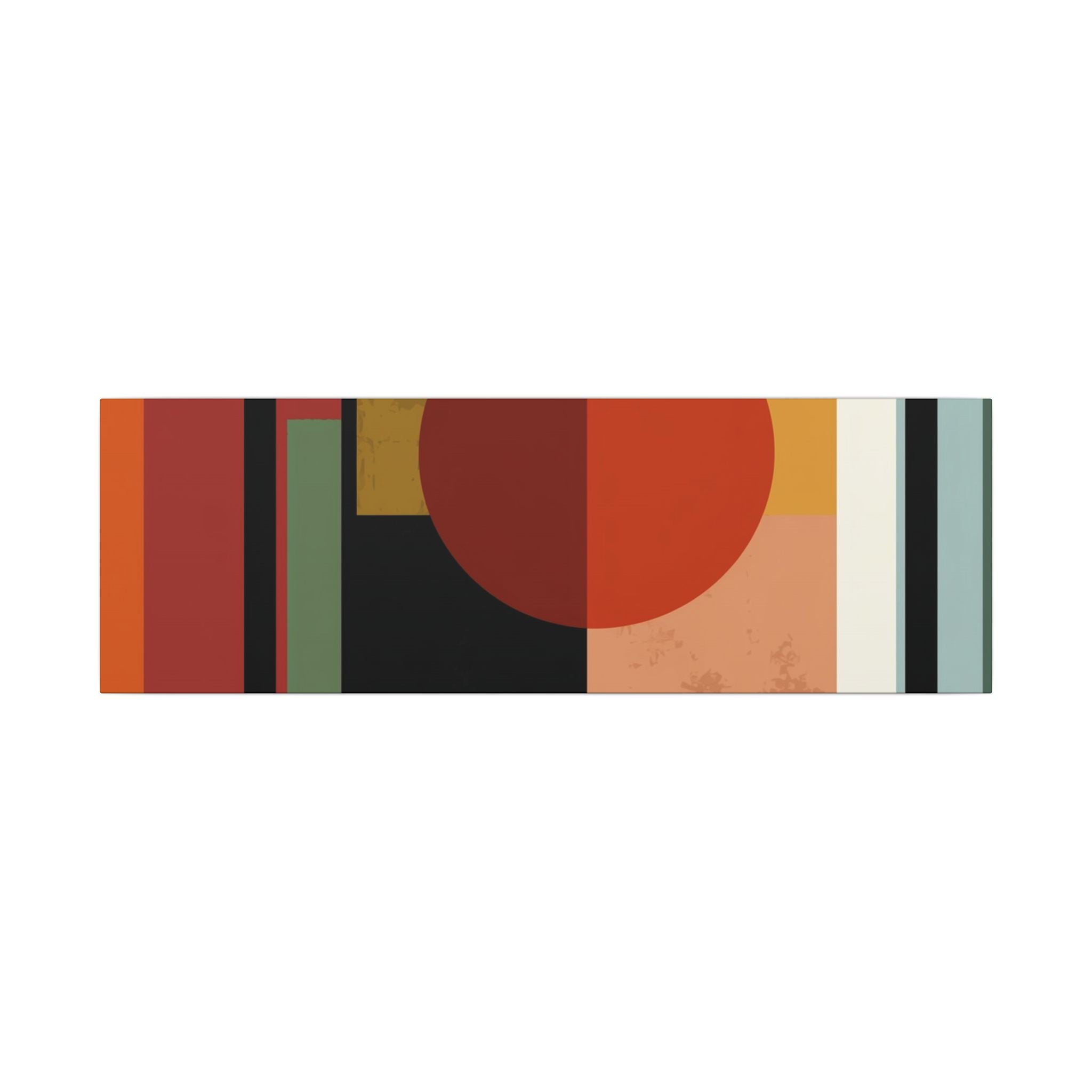 Geometric Harmony: Bauhaus Inspired Design, Mid-Century Modern Composition, Abstract Rectangular Layers   |   Custom Orders Accepted