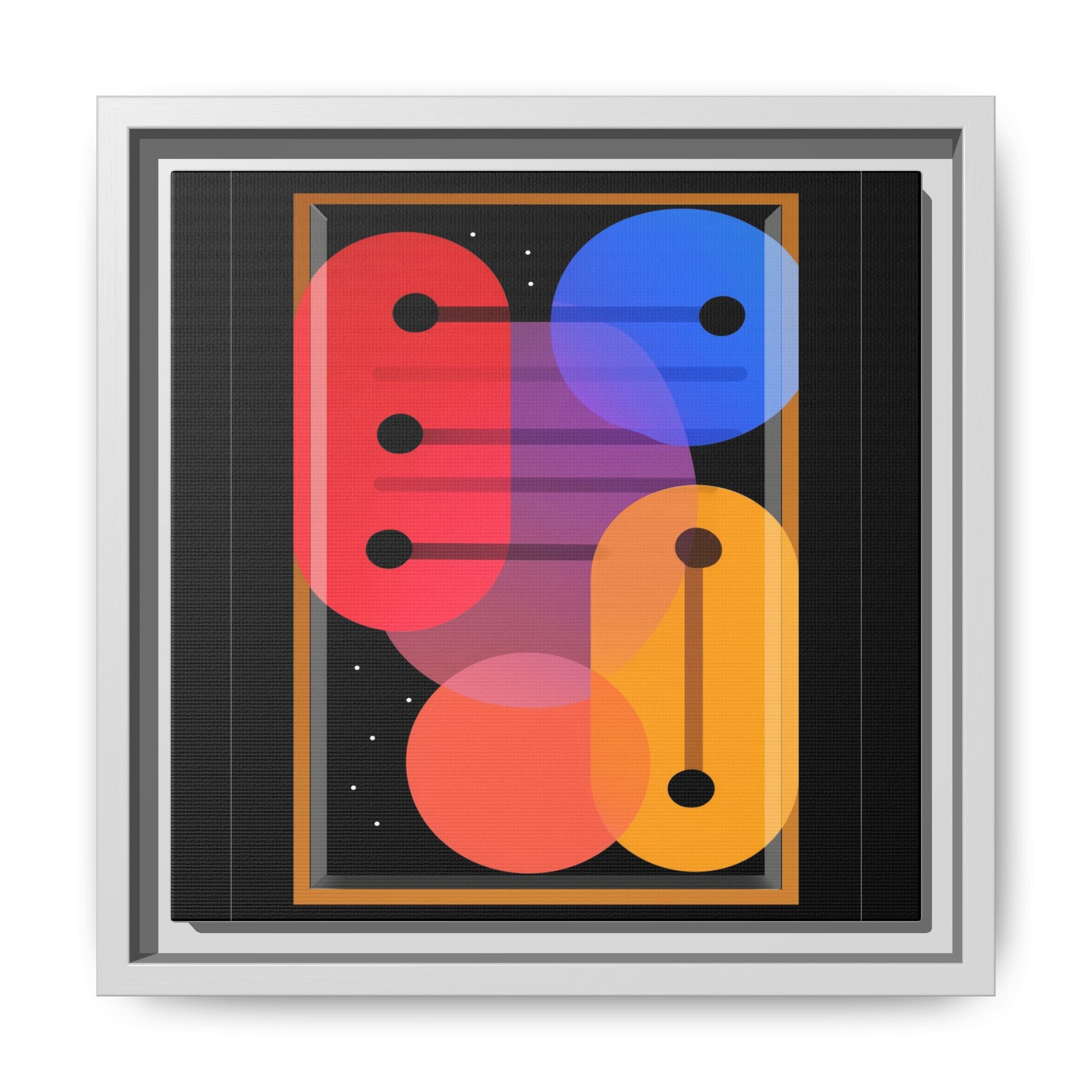 Celestial Geometry: Organic Shapes in Motion, Digital Abstract Composition, Vibrant Color Intersections   |   Custom Orders Accepted