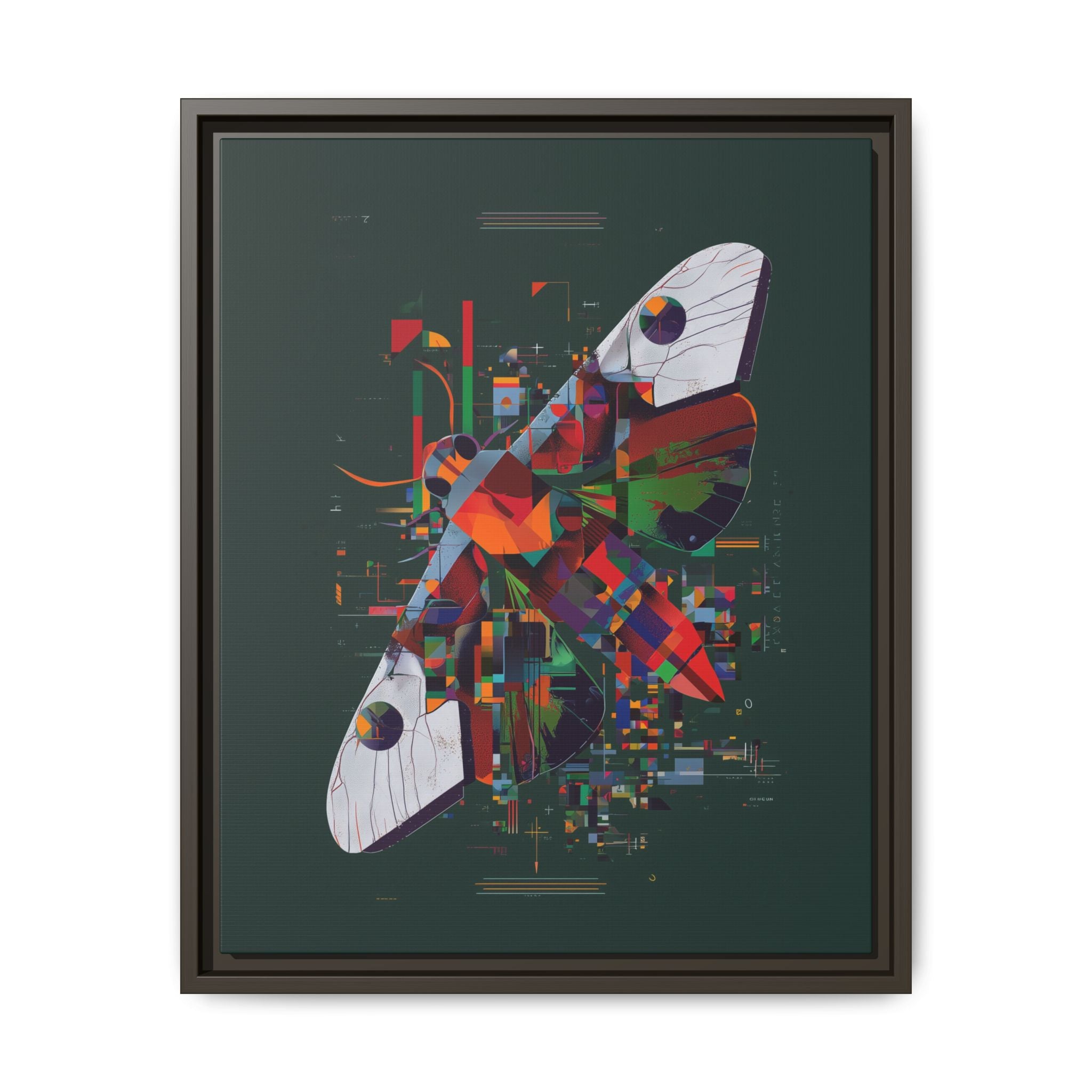 Butterfly Deconstruction: Geometric Digital Art, Pixelated Abstract Butterfly Wings   |    Custom Orders Available