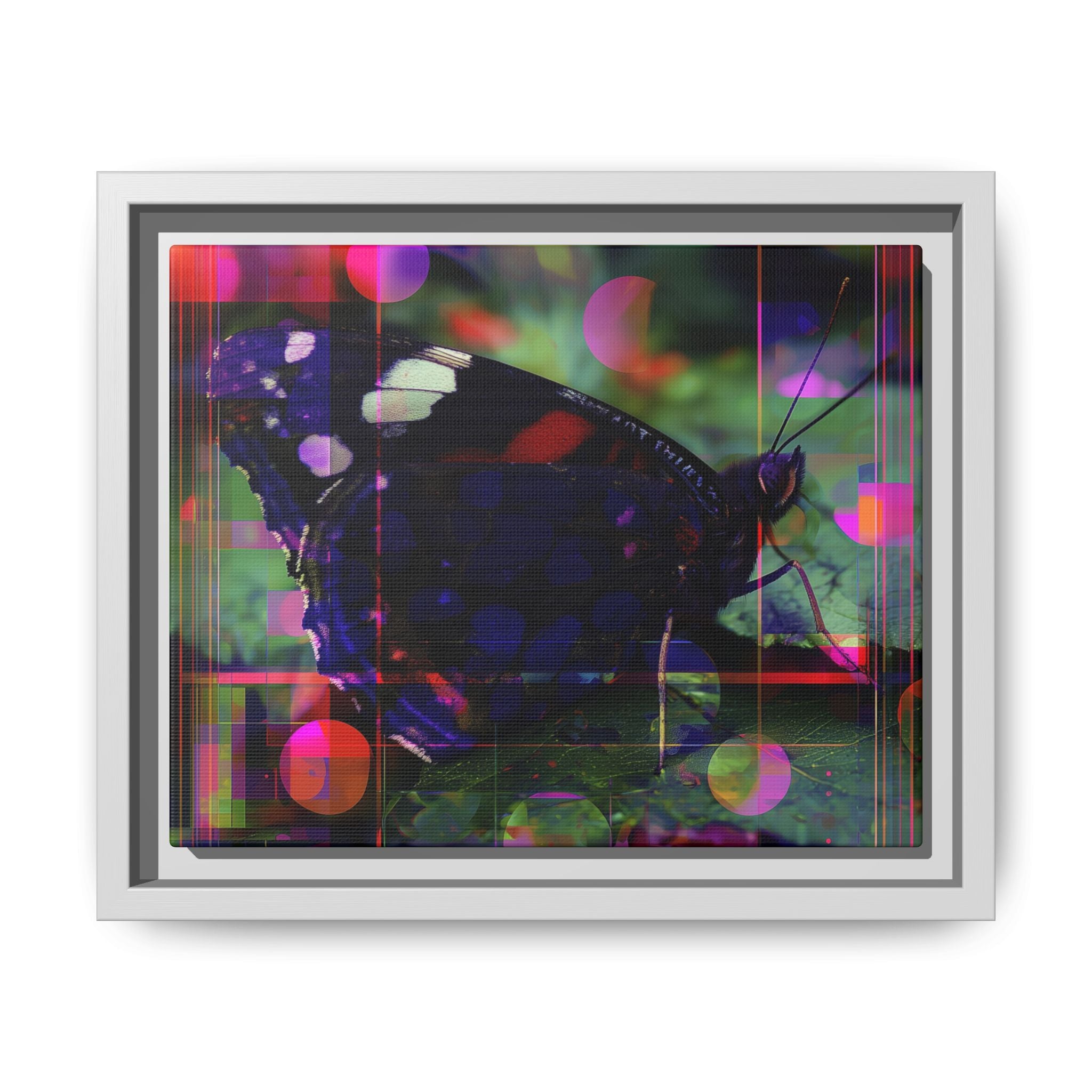 Metamorphic Glitch: Digital Nature Remix, Butterfly Geometric Distortion   |    Custom Orders Available