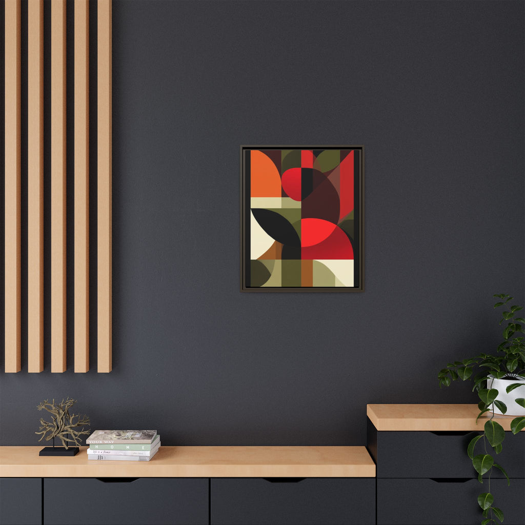 Geometric Fusion: Modern Abstract Composition, Cubist Color Blocks, Architectural Form Harmony   |   Custom Orders Accepted