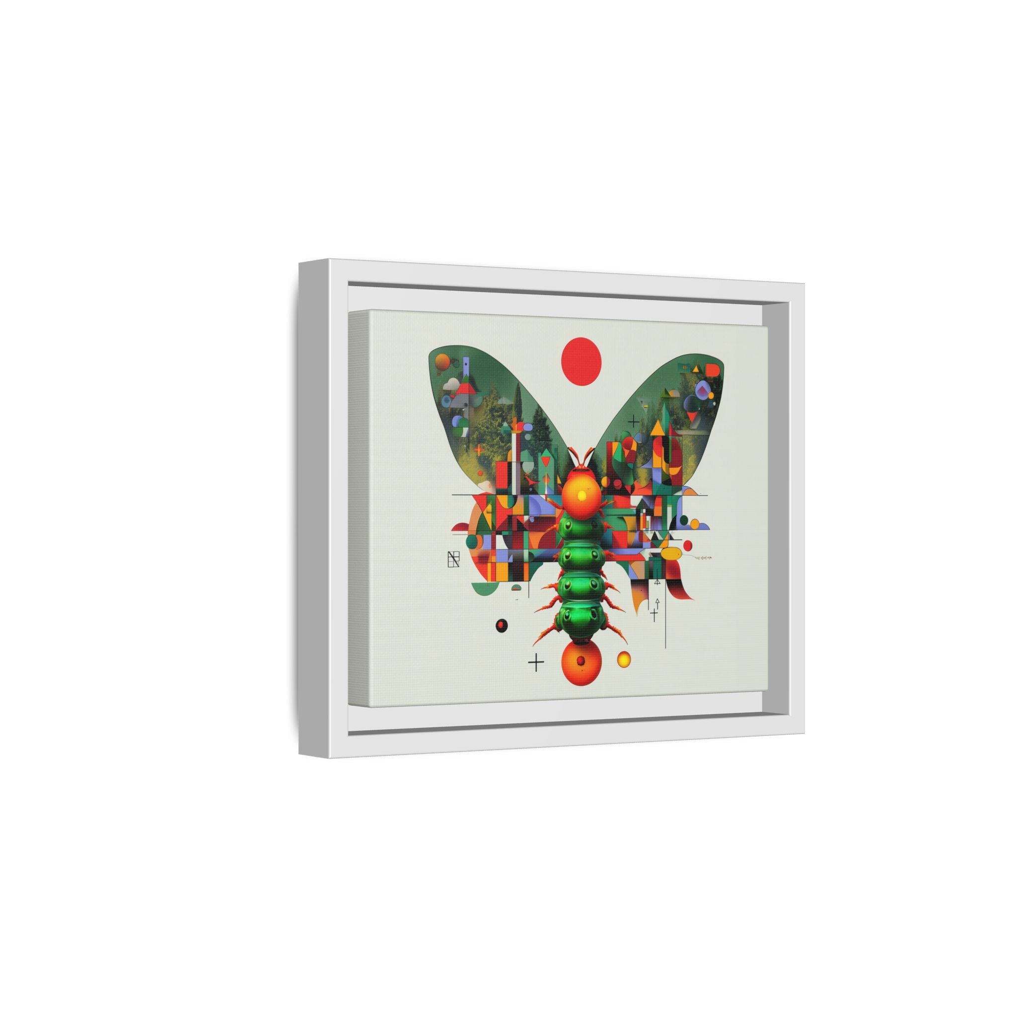 Metamorphic Geometry: Digital Butterfly Architecture, Cubist Nature Transformation   |    Custom Orders Available