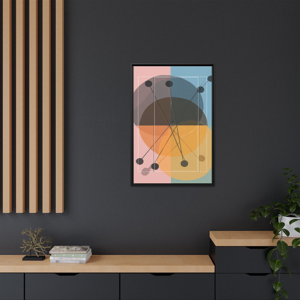 Geometric Intersections: Pastel Quadrants, Mid-Century Minimalism, Network Nodes   |   Custom Orders Accepted