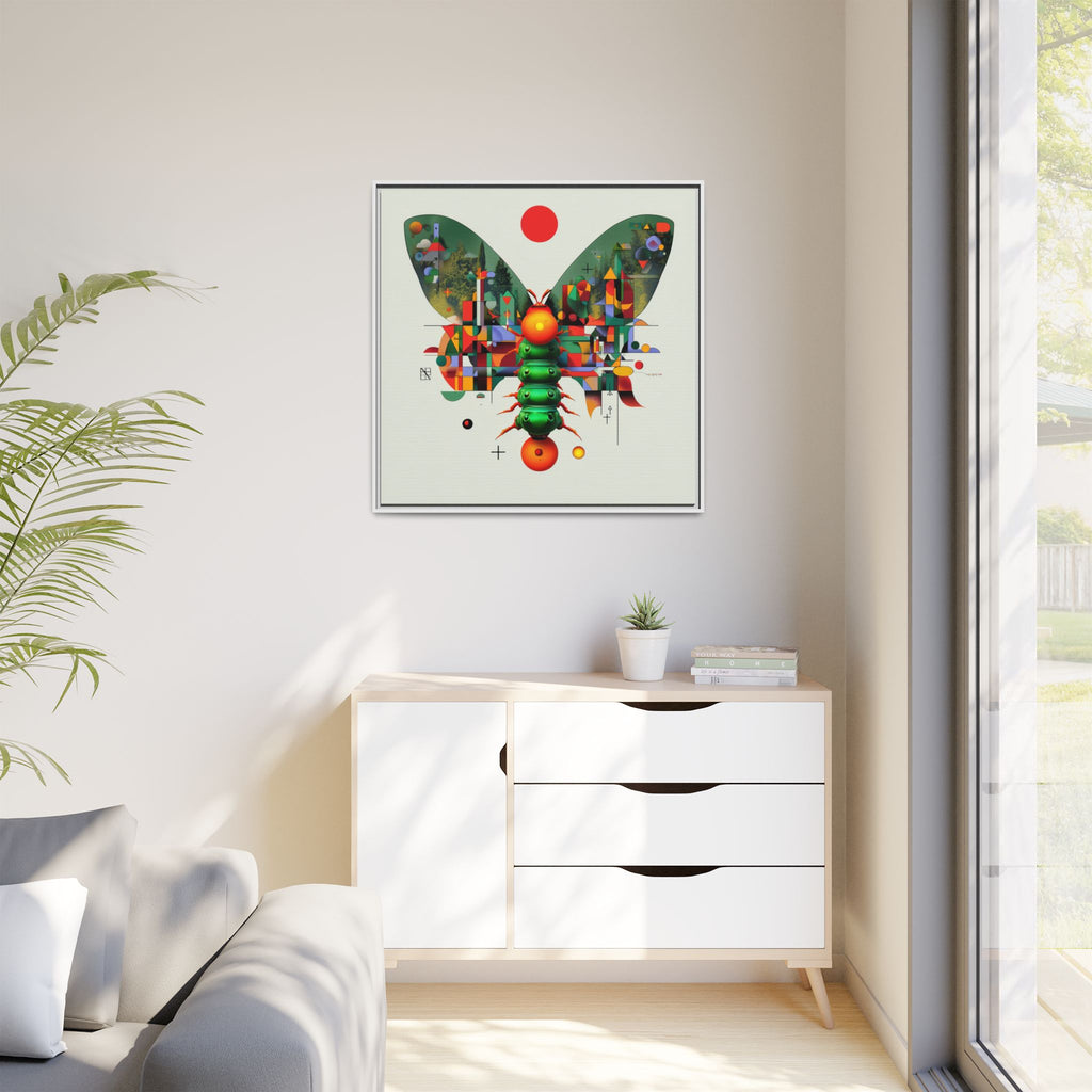 Metamorphic Geometry: Digital Butterfly Architecture, Cubist Nature Transformation   |    Custom Orders Available