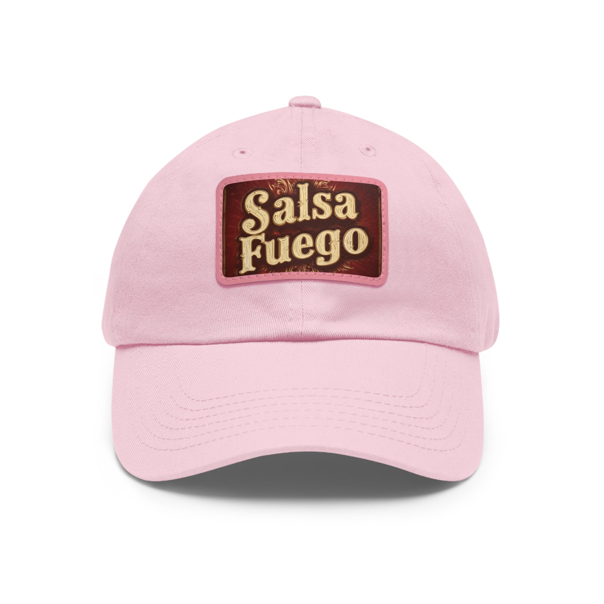 Salsa Fuego Dad Hat with Leather Patch (Rectangle)