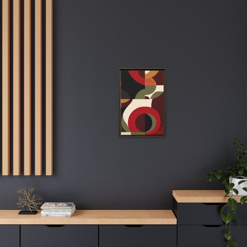 Geometric Intersections: Mid-Century Modern Design, Abstract Architectural Composition, Rhythmic Curved Forms   |   Custom Orders Accepted