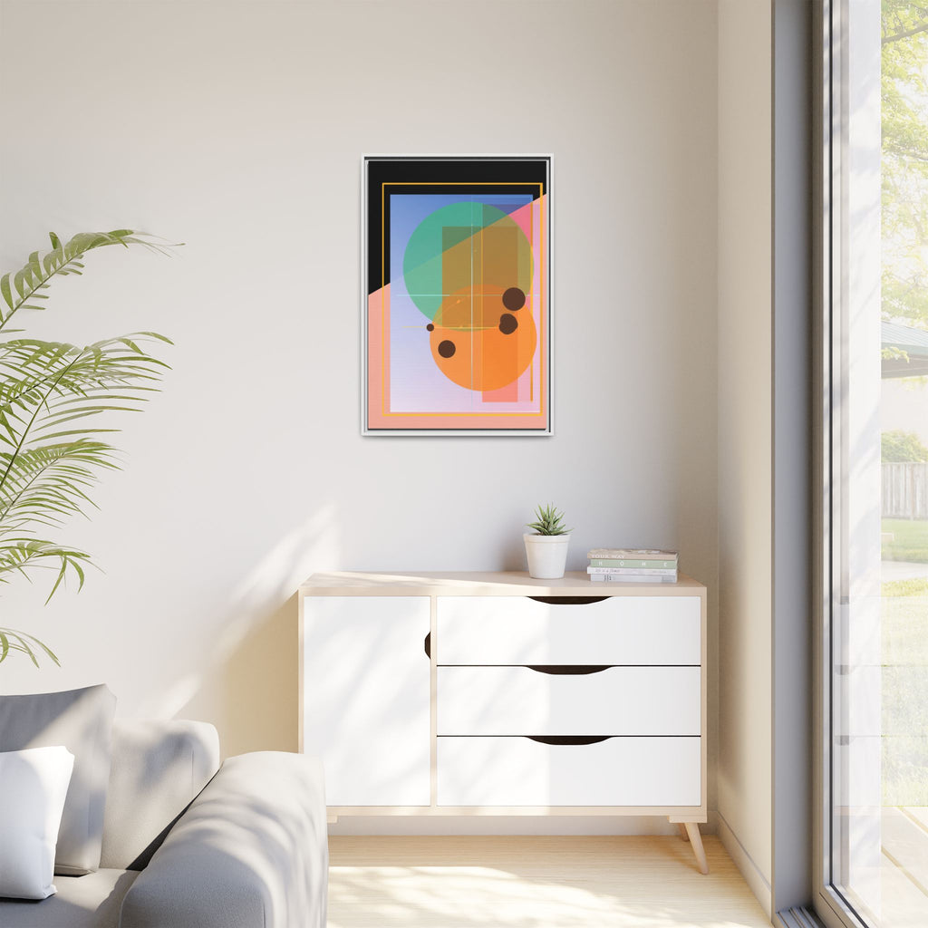 Geometric Harmony: Abstract Composition, Overlapping Shapes, Precision Design   |   Custom Orders Accepted