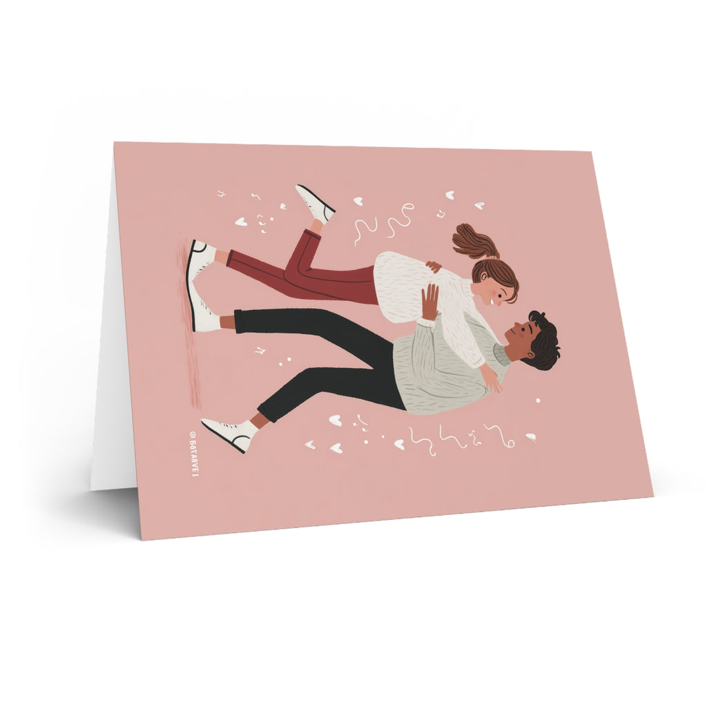 Christmas Salsa Dancing Greeting Card