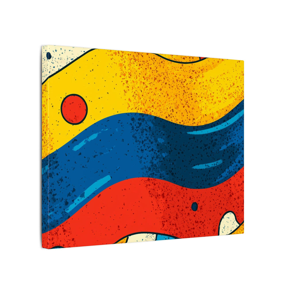 Fluid Dynamics: Retro Abstract Shapes, Mid-Century Modern Motion, Geometric Color Waves   |   Custom Orders Accepted