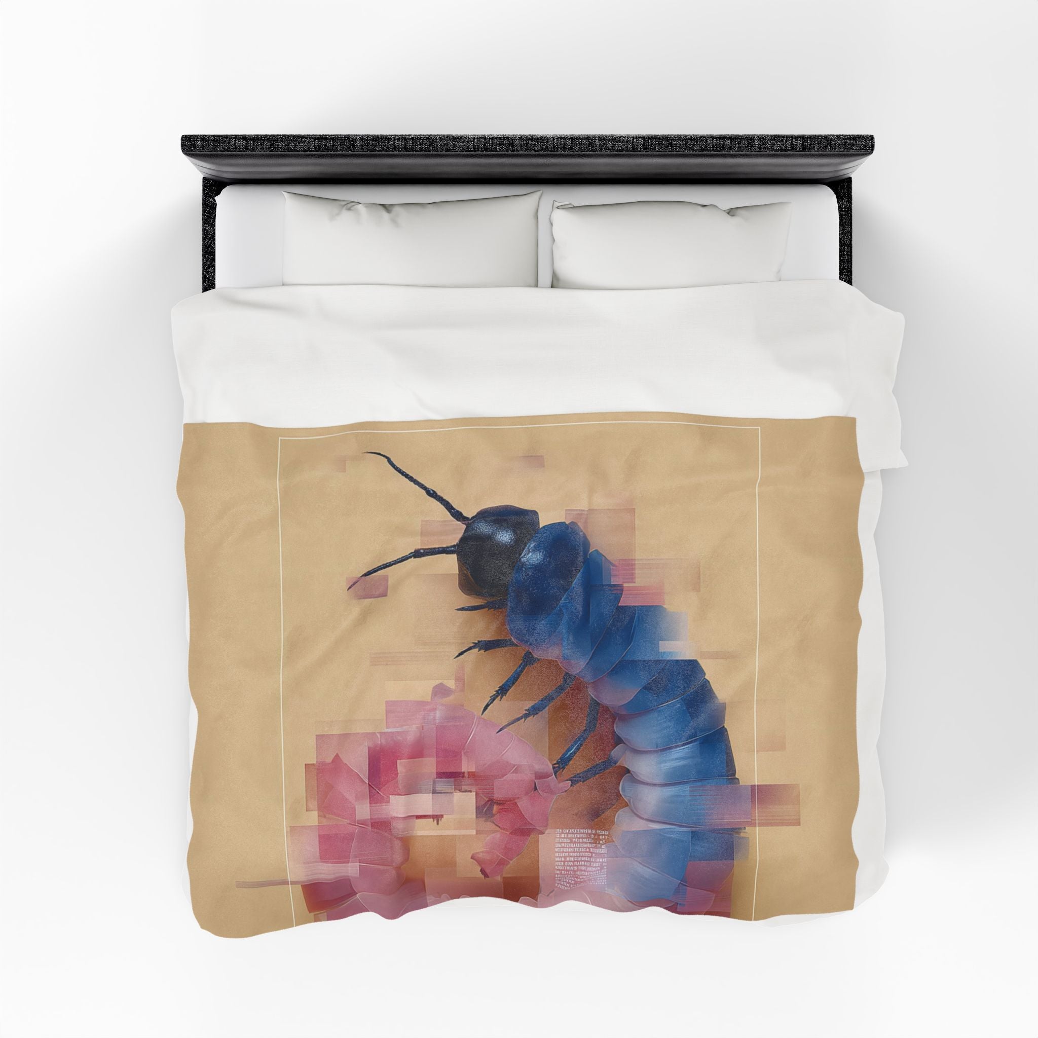 Fractured Beetle: Digital Glitch Entomology, Pixelated Abstract Insect Art   |    Custom Orders Available